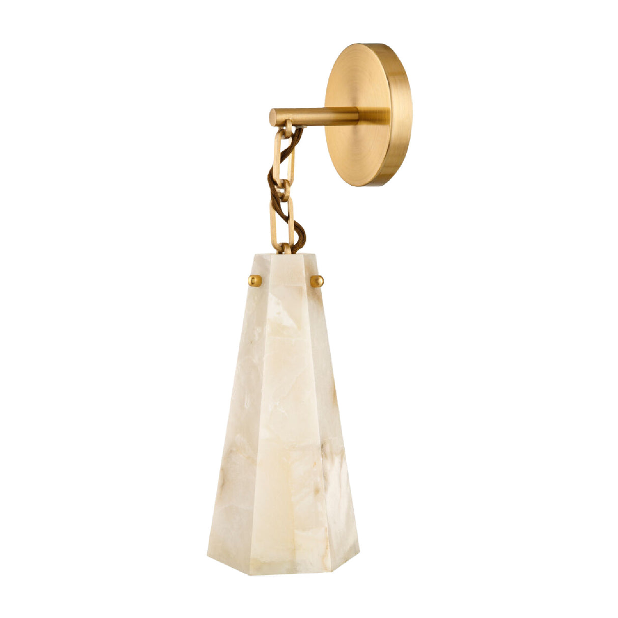 Modern European furniture - White Stone Wall Lamp - www.oroa.com