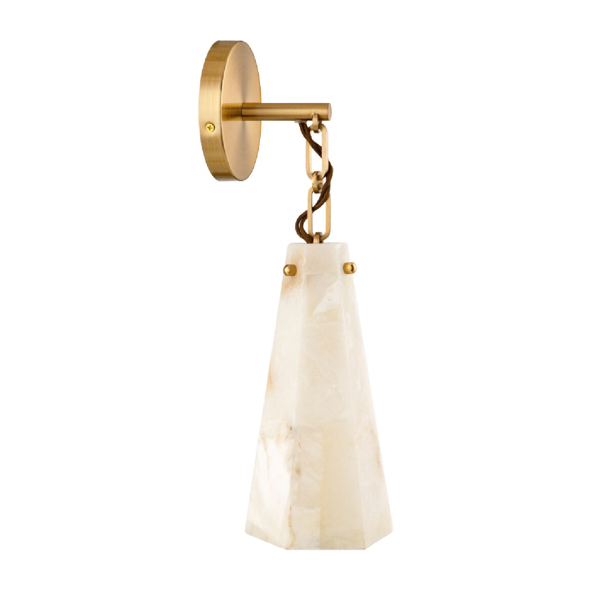 Modern European furniture - White Stone Wall Lamp - www.oroa.com