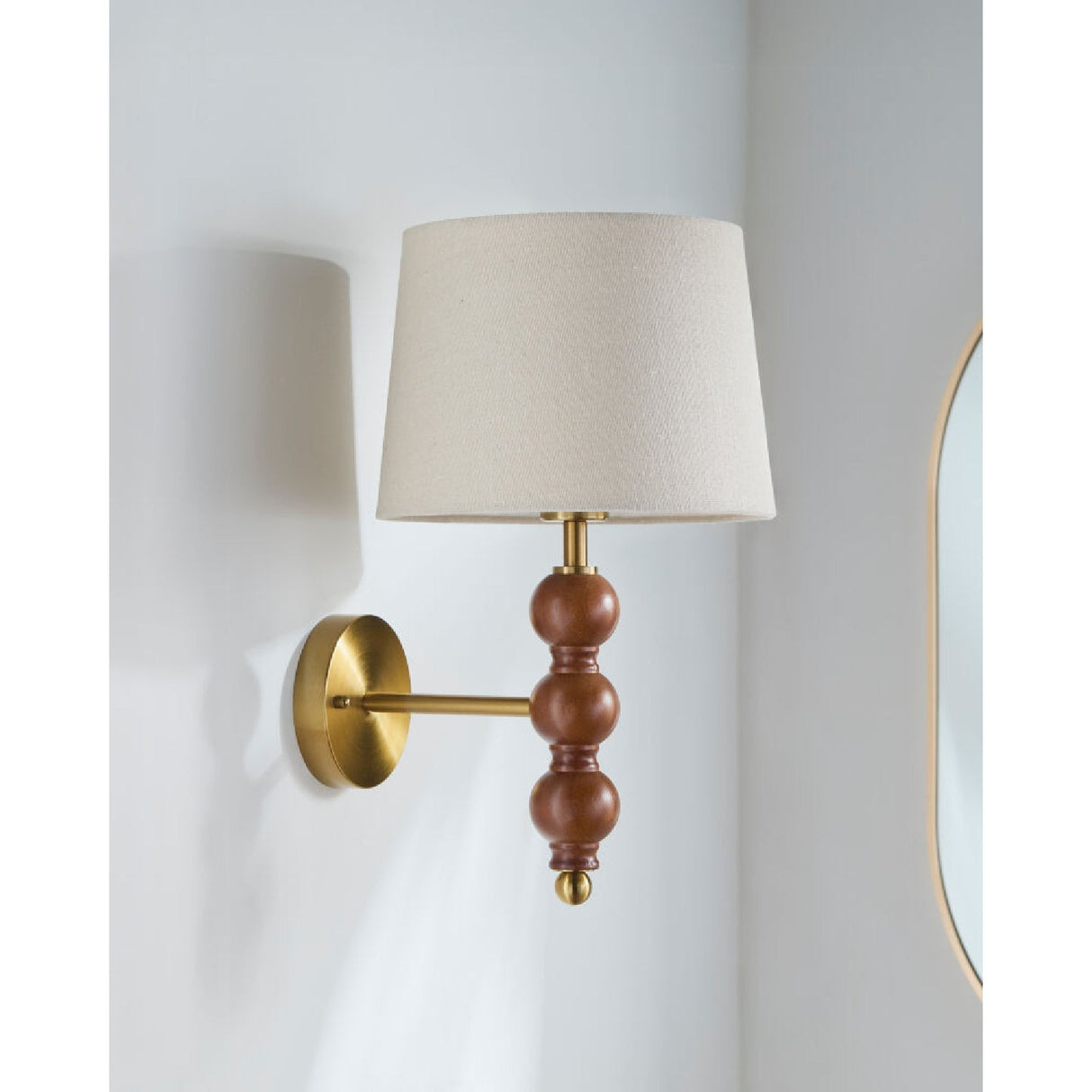 Modern European furniture - Linen Shade Wall Lamp - www.oroa.com