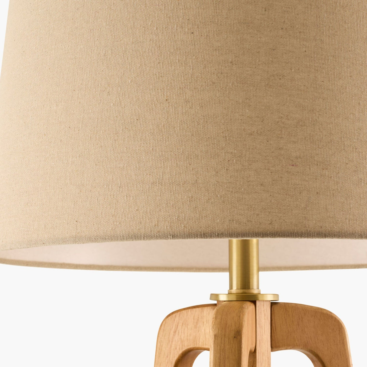Modern European furniture - Brown Rubberwood Floor Lamp - www.oroa.com