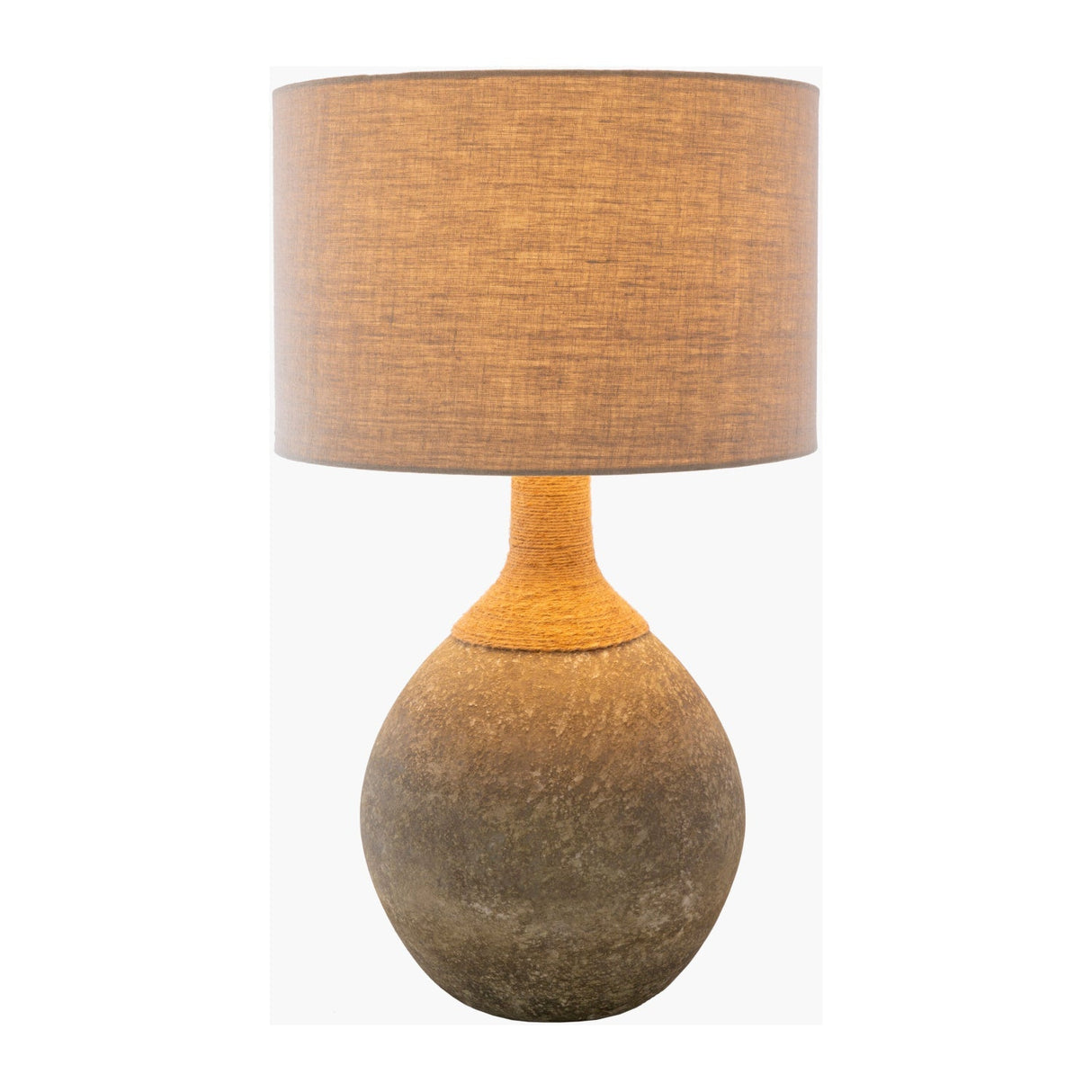 Modern European furniture - Khaki Linen Accent Table Lamp - www.oroa.com