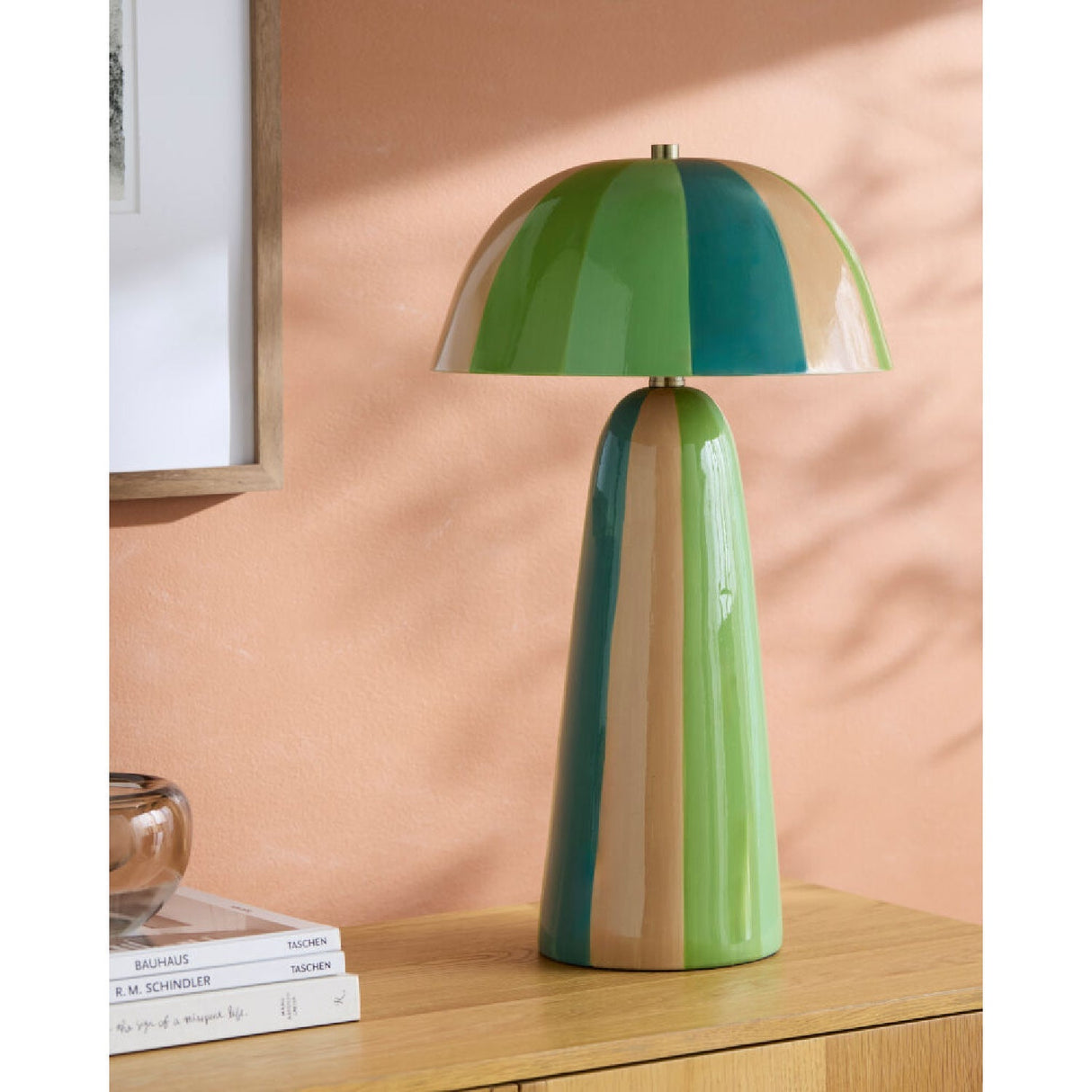 Modern European furniture - Multi-Colored Ceramic Table Lamp - www.oroa.com