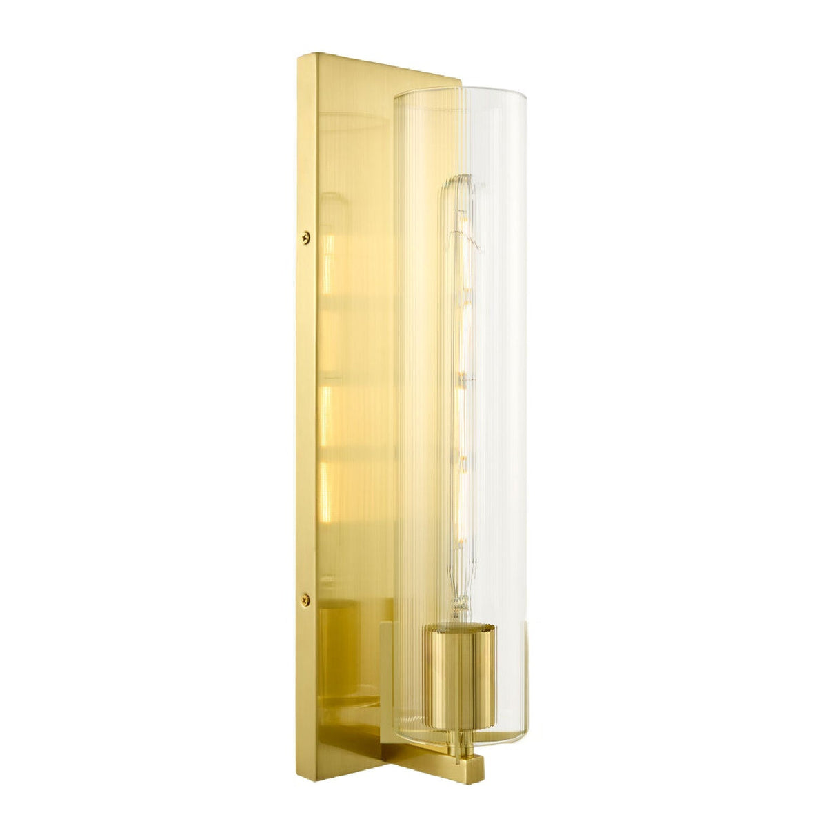 Modern European furniture - Clear Glass Tube Wall Lamp - www.oroa.com