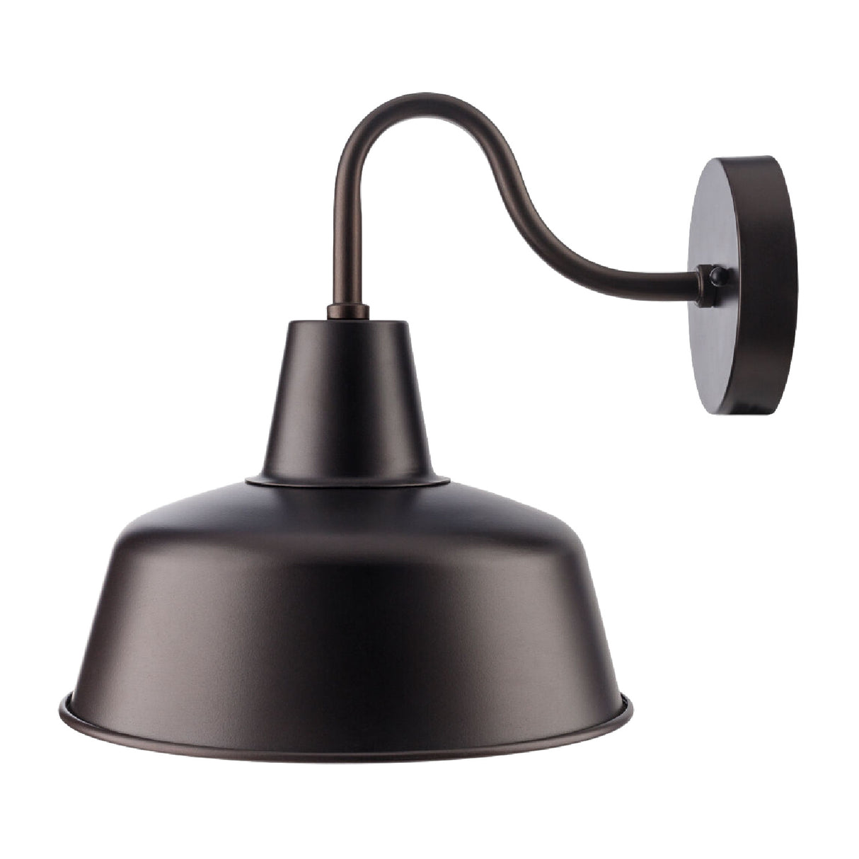 Modern European furniture - Outdoor Black Iron Wall Lamp - www.oroa.com