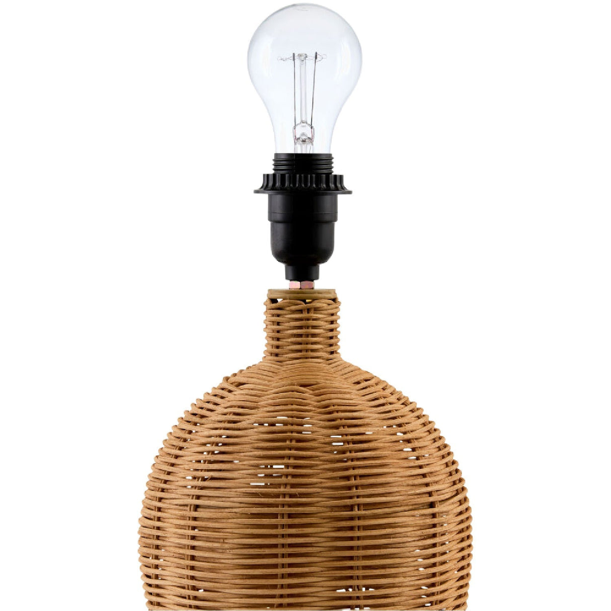 Modern European furniture - Brown Rattan Base Table Lamp - www.oroa.com