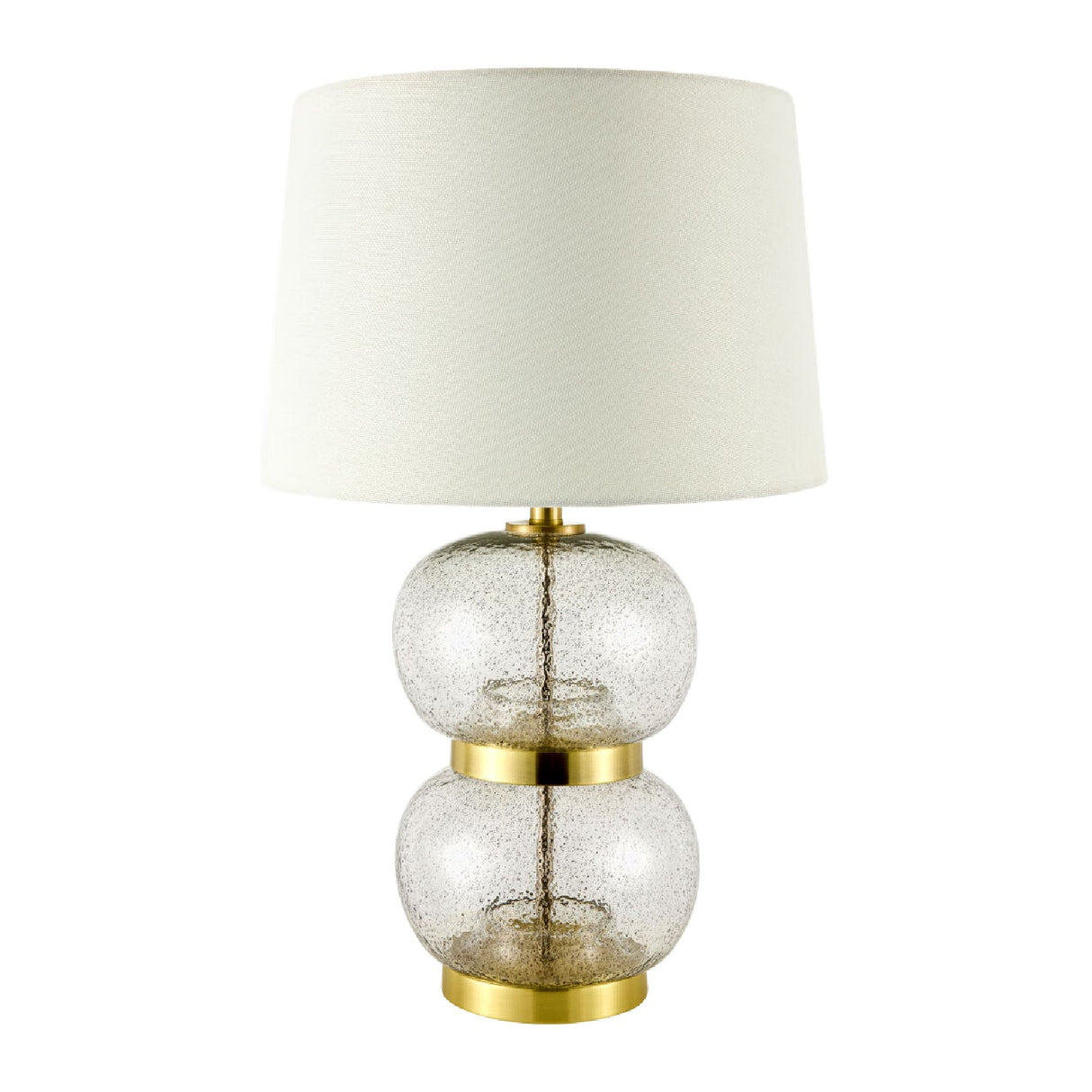 Modern European furniture - Textured Clear Glass Table Lamp - www.oroa.com