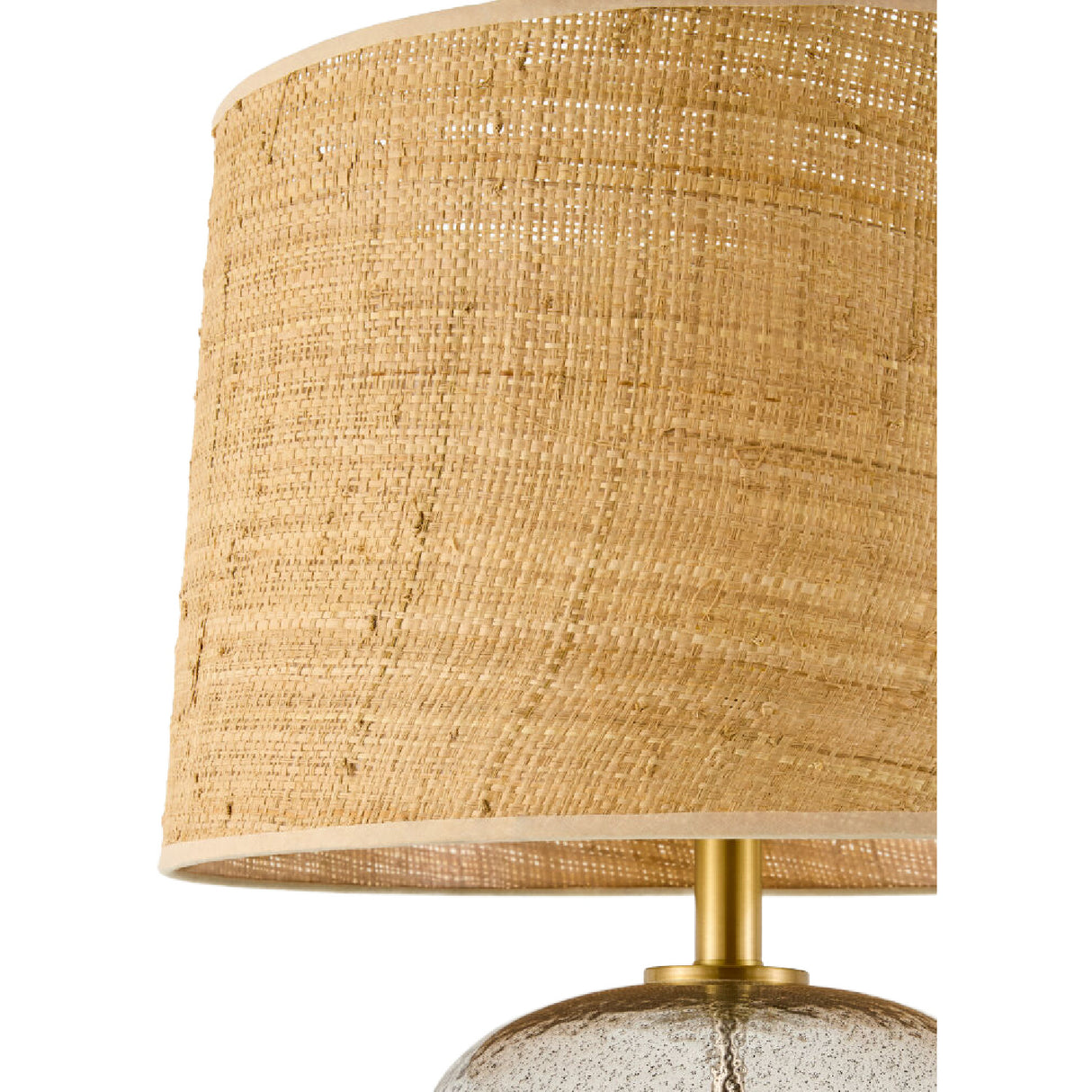 Textured Clear Glass Table Lamp | Oroa.com