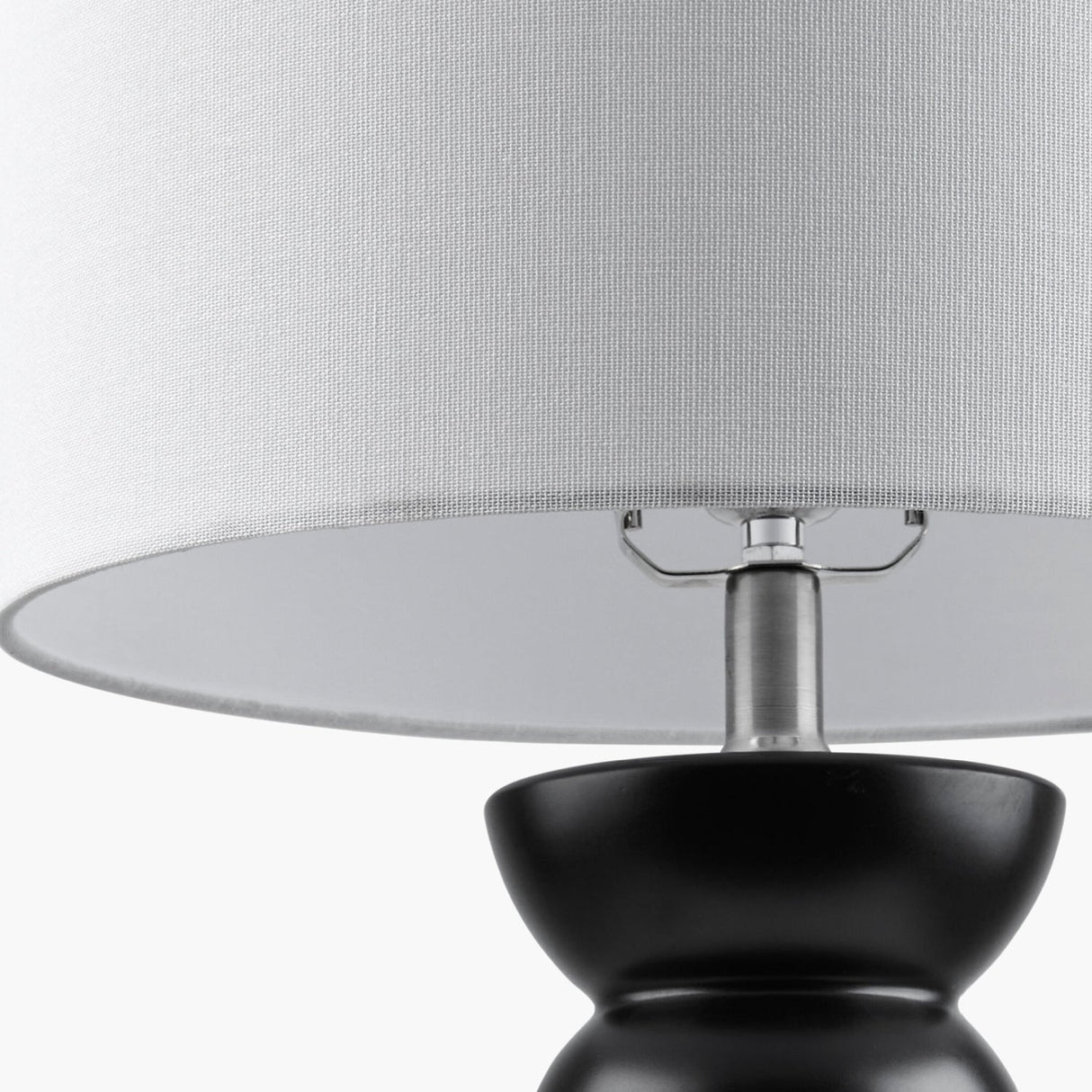 Modern European furniture - Black Ceramic Table Lamp - www.oroa.com
