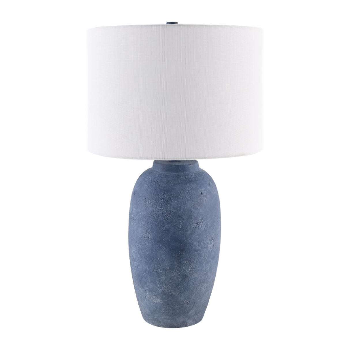 Modern European furniture - Linen Painted Cement Table Lamp - www.oroa.com