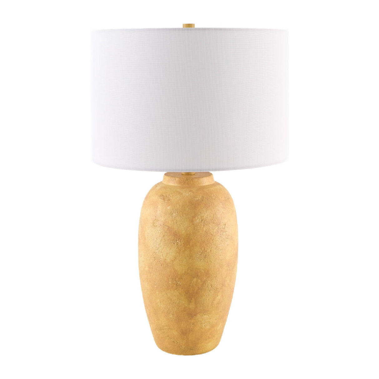 Modern European furniture - Linen Painted Cement Table Lamp - www.oroa.com