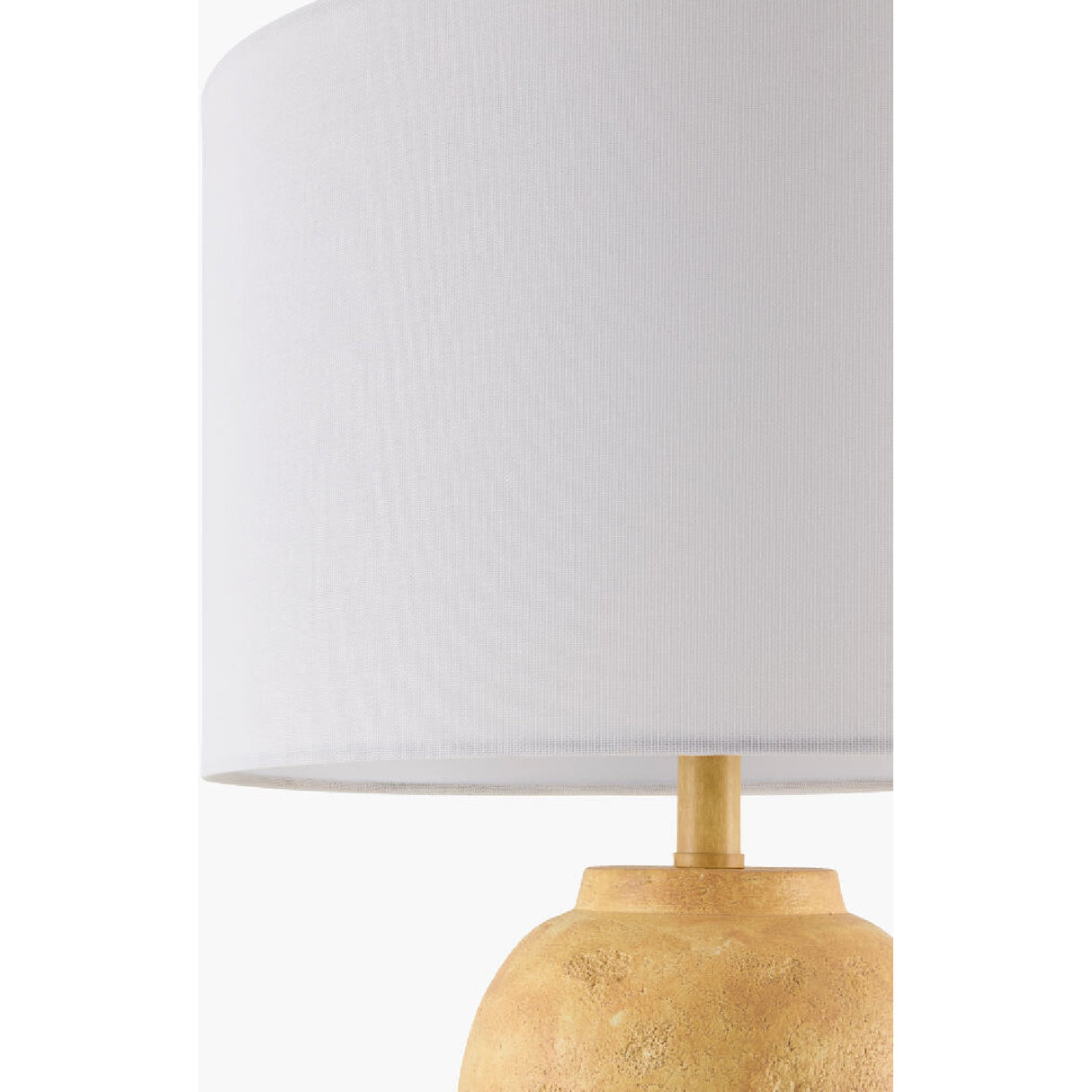 Modern European furniture - Linen Painted Cement Table Lamp - www.oroa.com