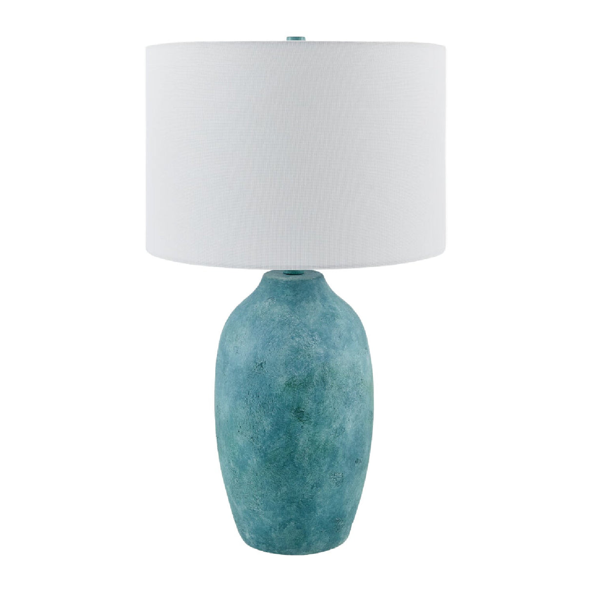Modern European furniture - Linen Painted Cement Table Lamp - www.oroa.com