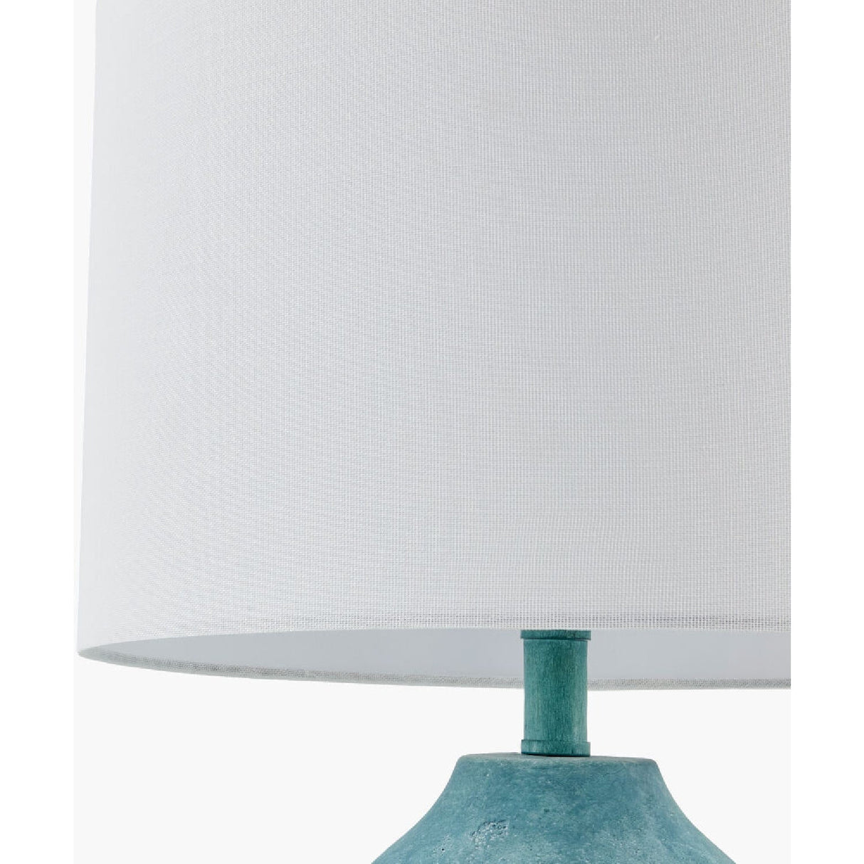 Modern European furniture - Linen Painted Cement Table Lamp - www.oroa.com