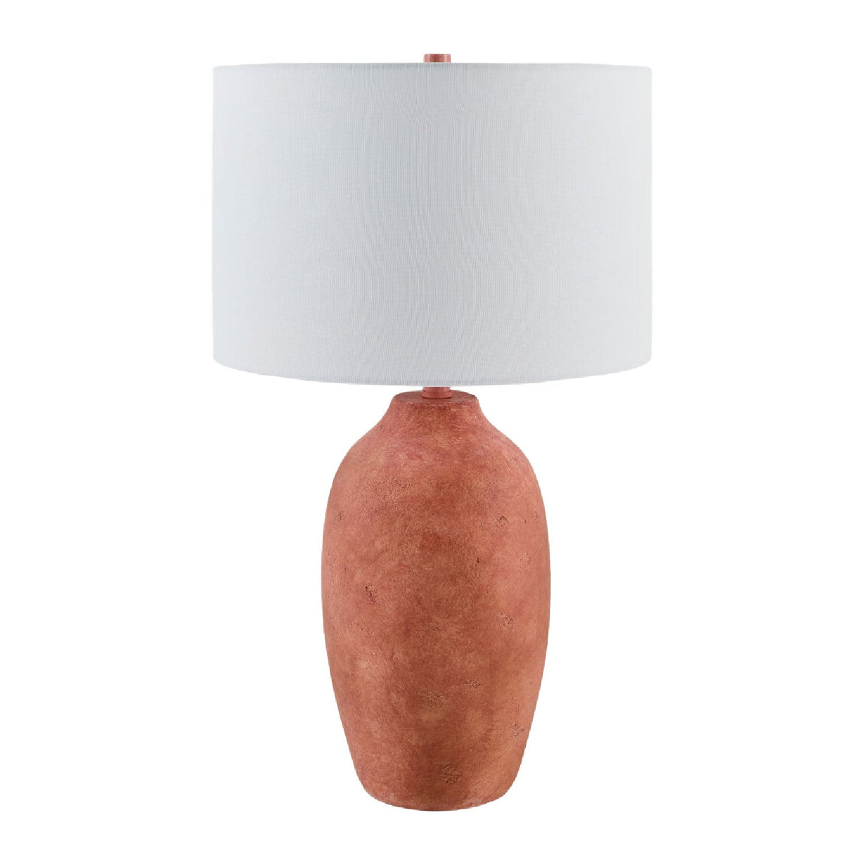 Modern European furniture - Linen Painted Cement Table Lamp - www.oroa.com