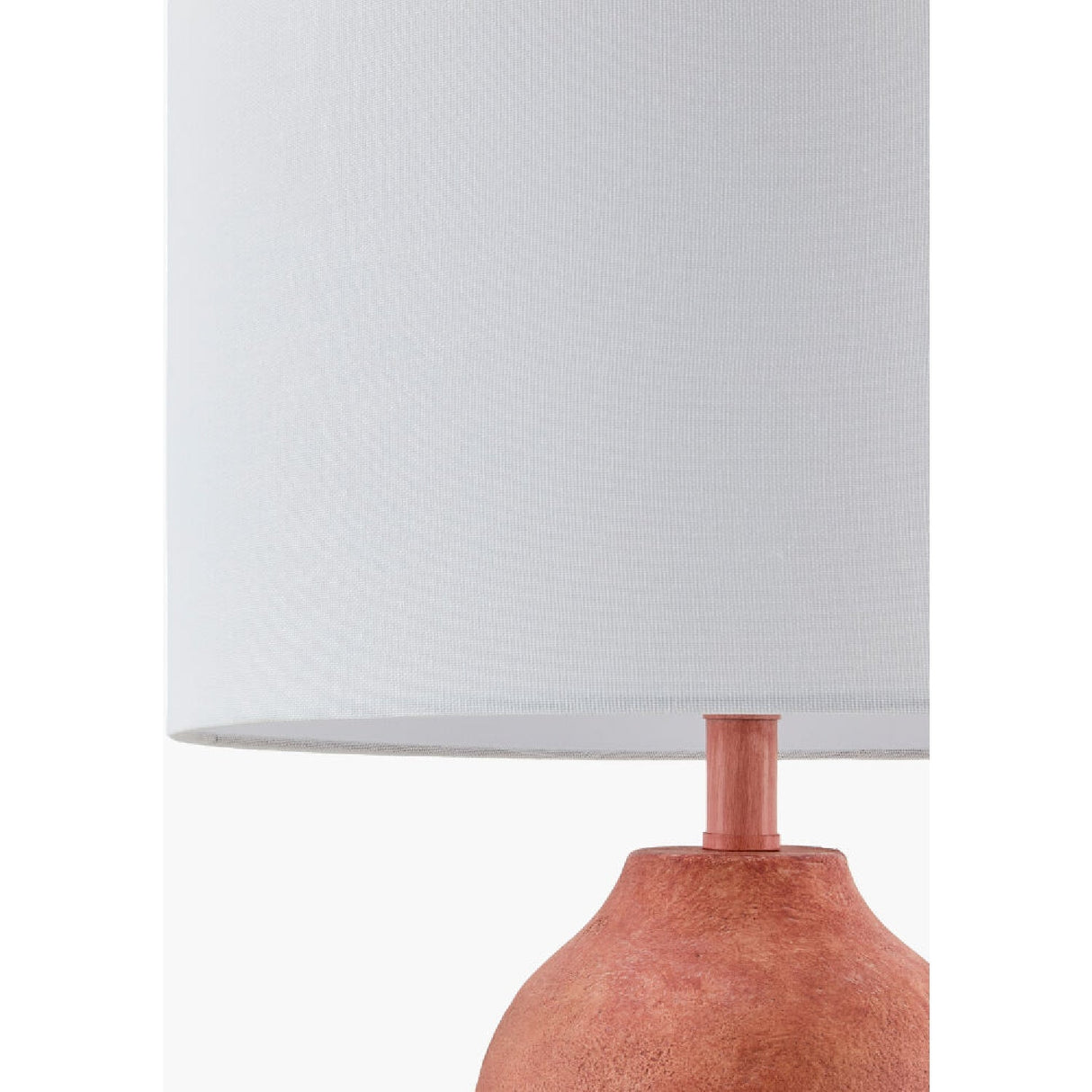Modern European furniture - Linen Painted Cement Table Lamp - www.oroa.com