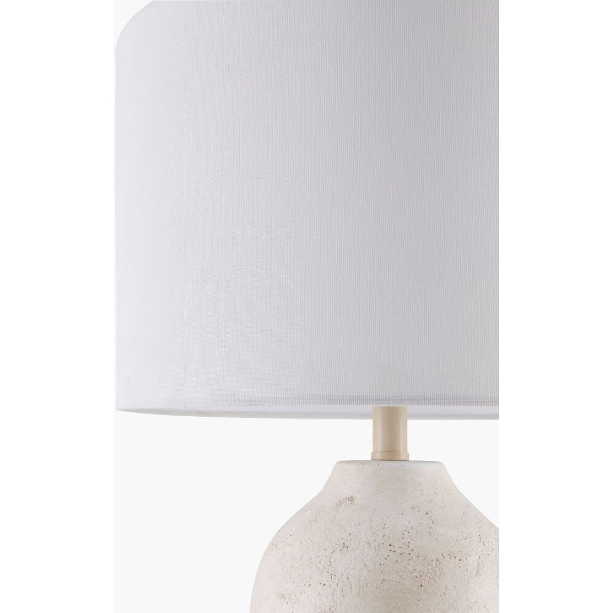 Modern European furniture - Linen Painted Cement Table Lamp - www.oroa.com