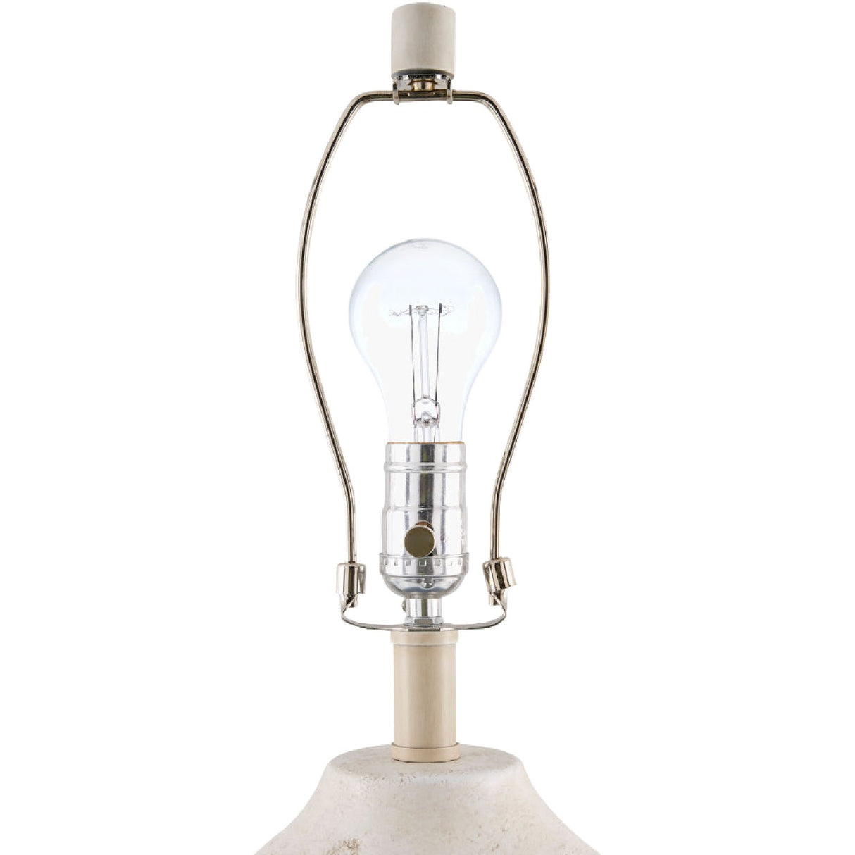 Modern European furniture - Linen Painted Cement Table Lamp - www.oroa.com