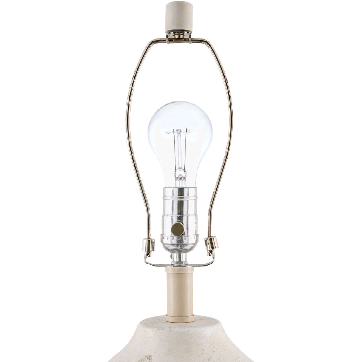 Modern European furniture - Linen Painted Cement Table Lamp - www.oroa.com