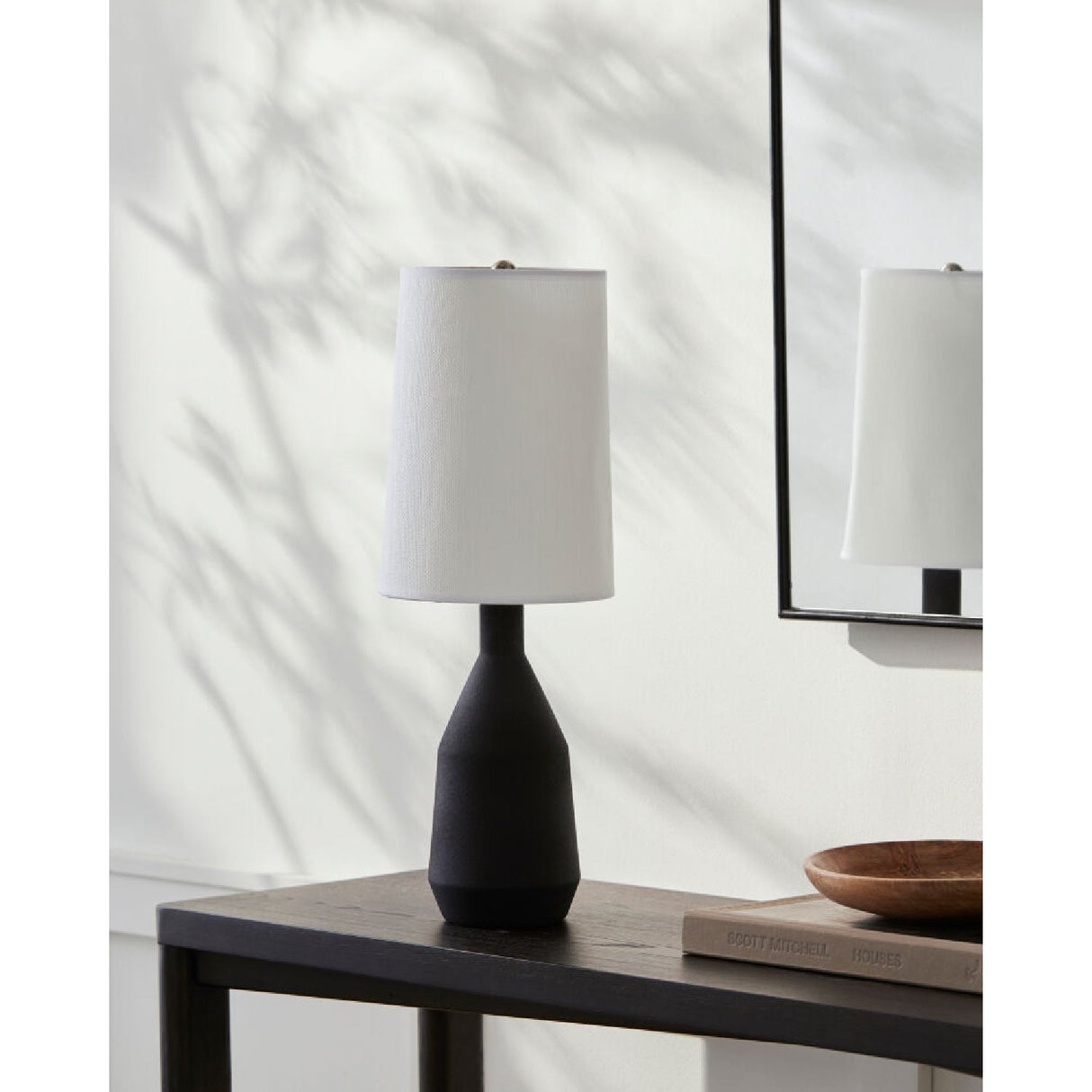 Modern European furniture - White Paper Shade Table Lamp - www.oroa.com