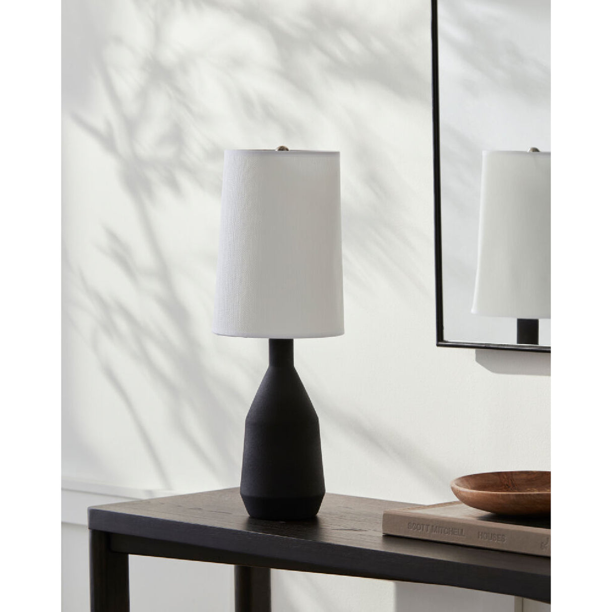 Modern European furniture - White Paper Shade Table Lamp - www.oroa.com