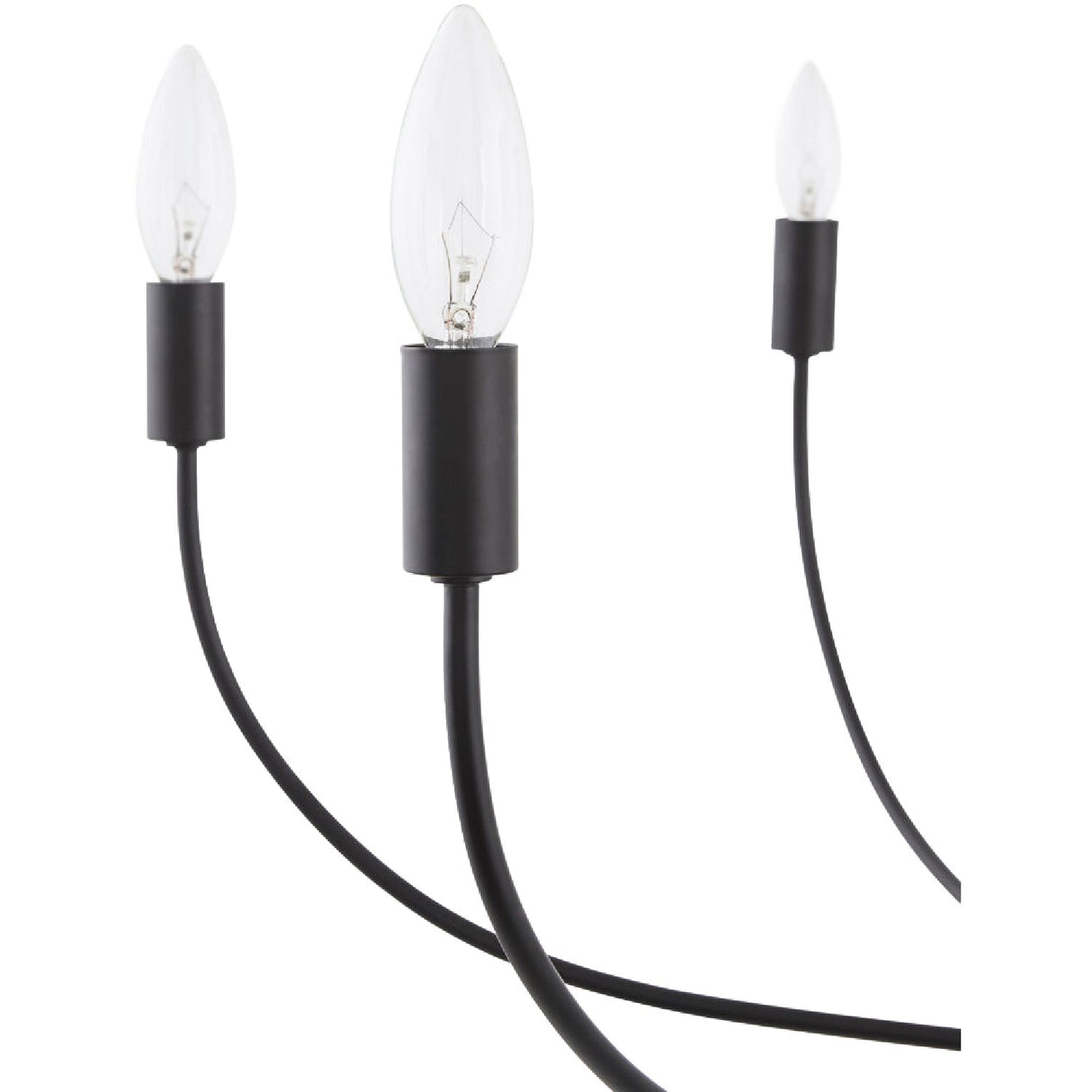 Modern European furniture - 6-Light White Linen Chandelier - www.oroa.com