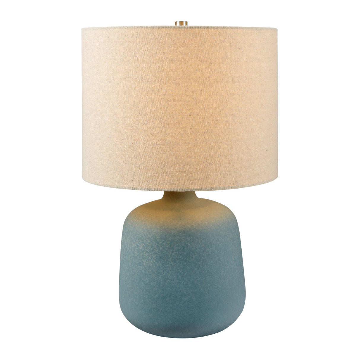 Modern European furniture - Beige Linen Ceramic Table Lamp - www.oroa.com