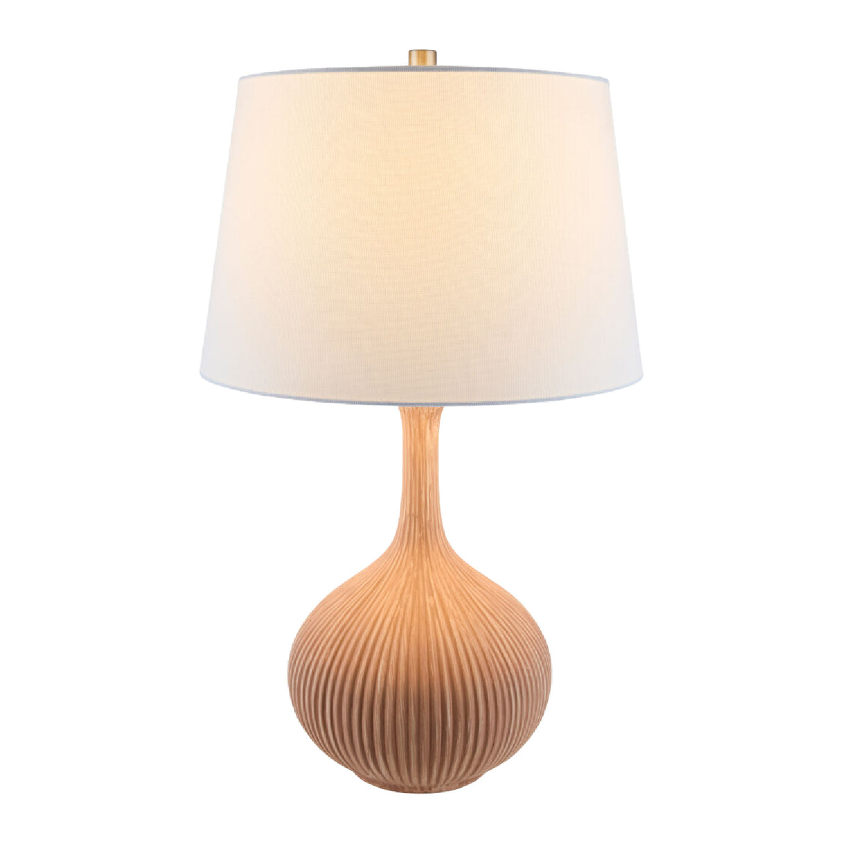 Modern European furniture - Natural Ceramic Accent Table Lamp - www.oroa.com