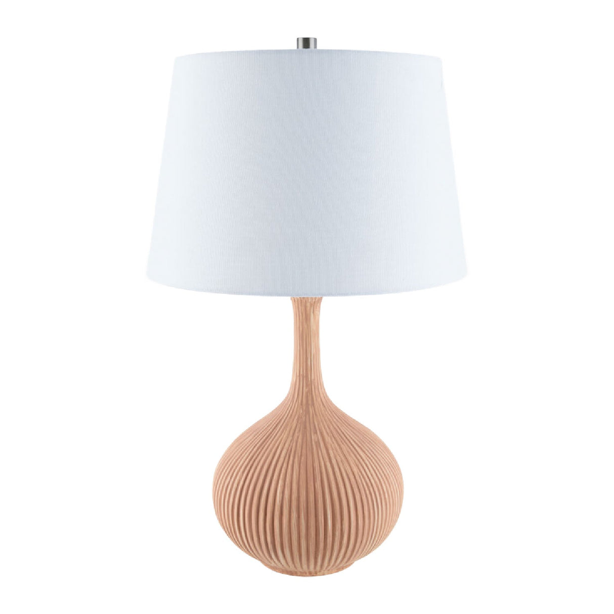 Modern European furniture - Natural Ceramic Accent Table Lamp - www.oroa.com