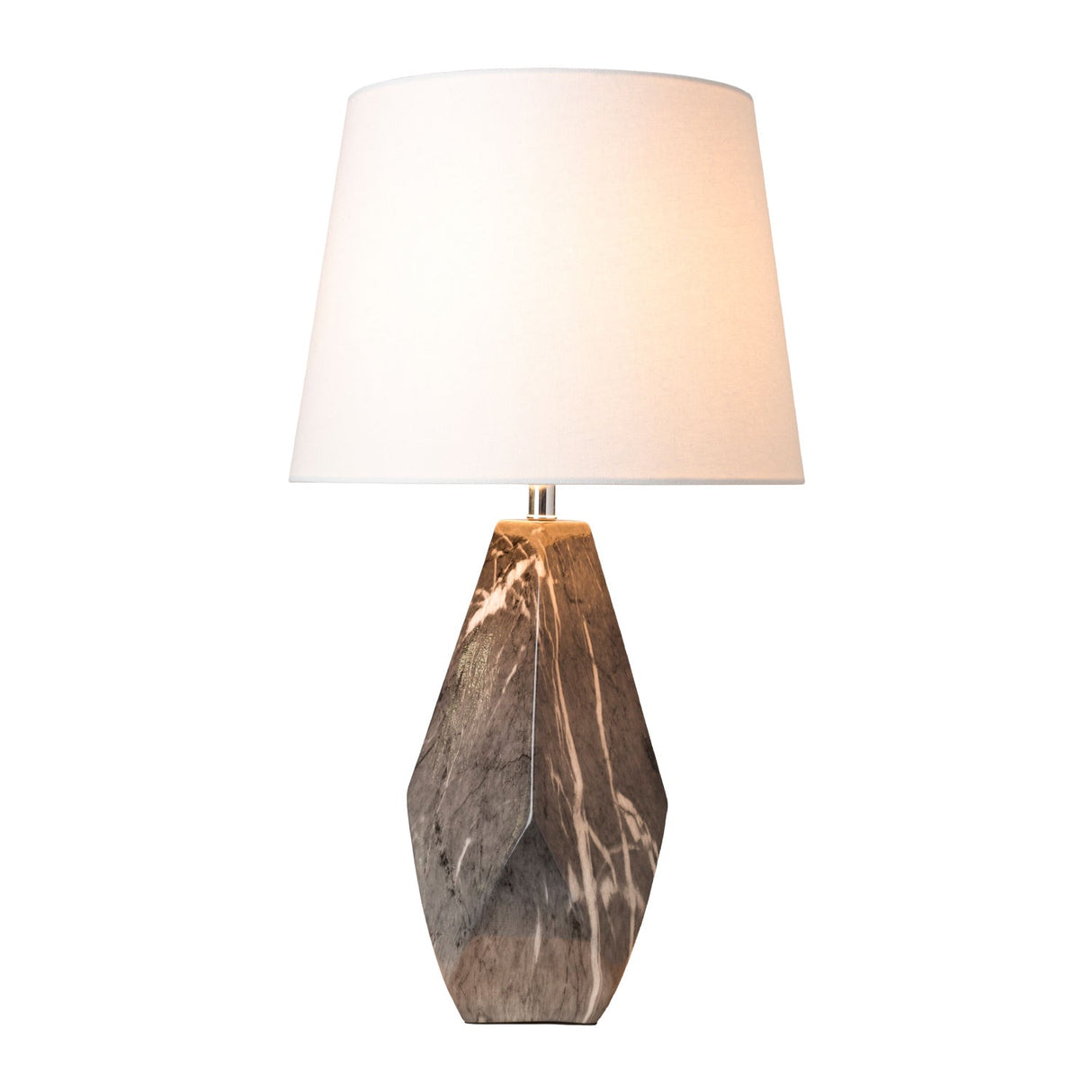 Modern European furniture - Marbled Black Ceramic Table Lamp - www.oroa.com