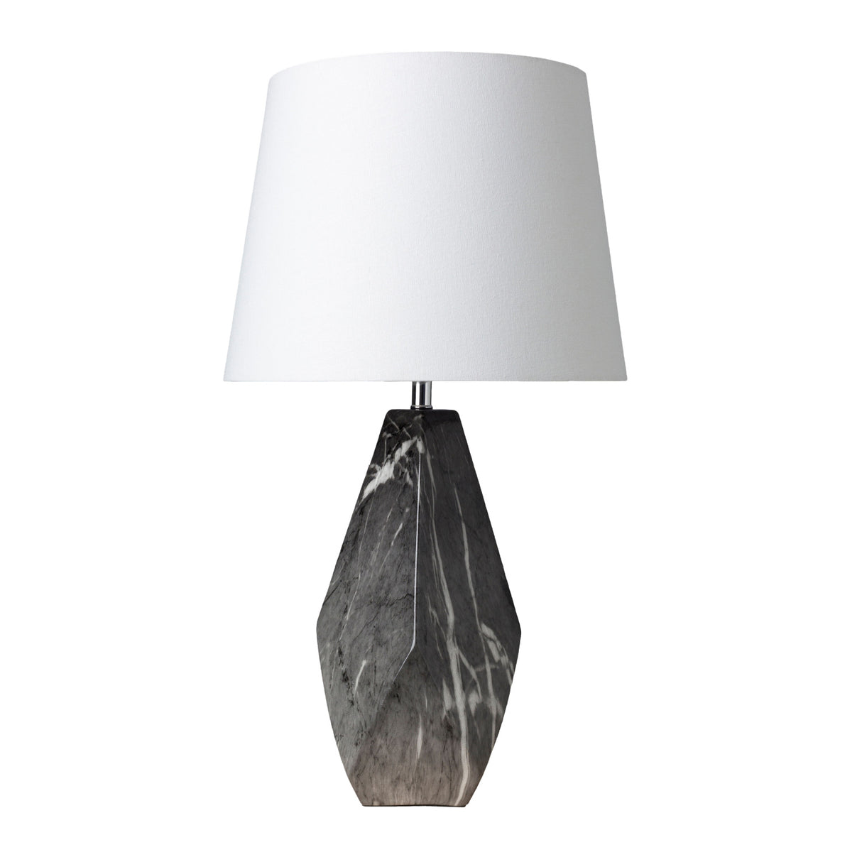 Marbled Black Ceramic Table Lamp | Oroa.com