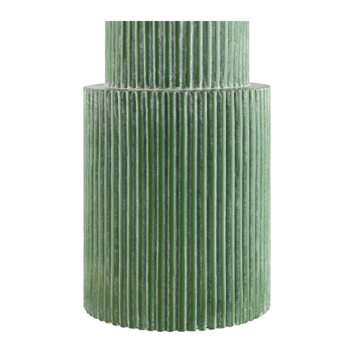 Modern European furniture - Ridged Green Accent Table Lamp - www.oroa.com