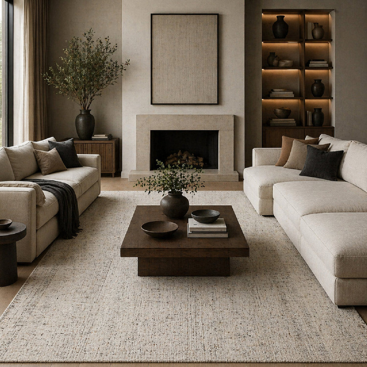 Modern furniture - Hand-Loomed Wool Blend Carpet - www.oroa.com