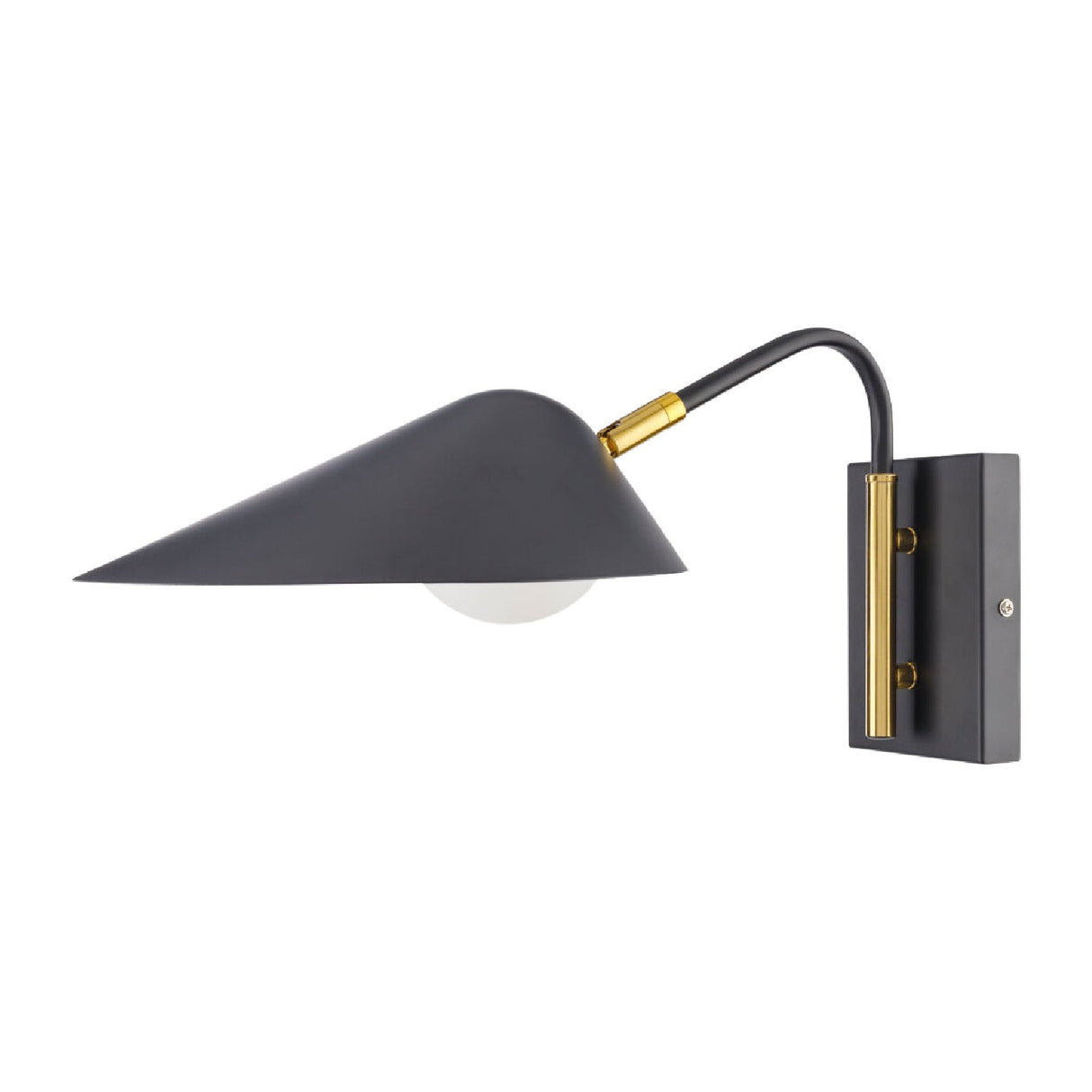 Modern European furniture - Black Iron Modern Wall Lamp - www.oroa.com