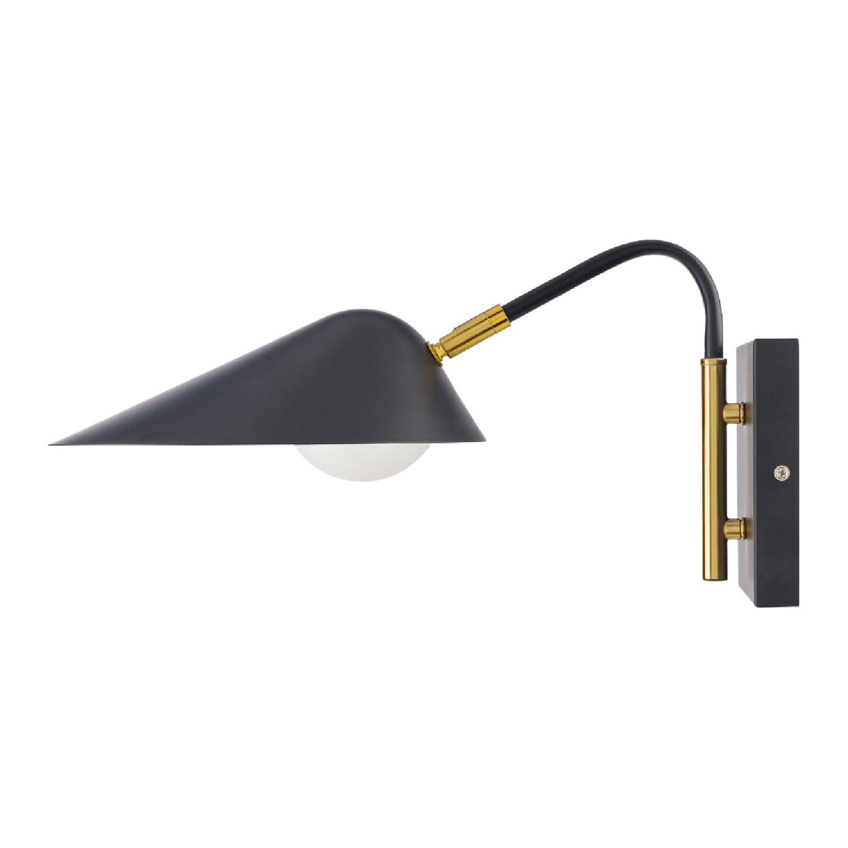 Modern European furniture - Black Iron Modern Wall Lamp - www.oroa.com