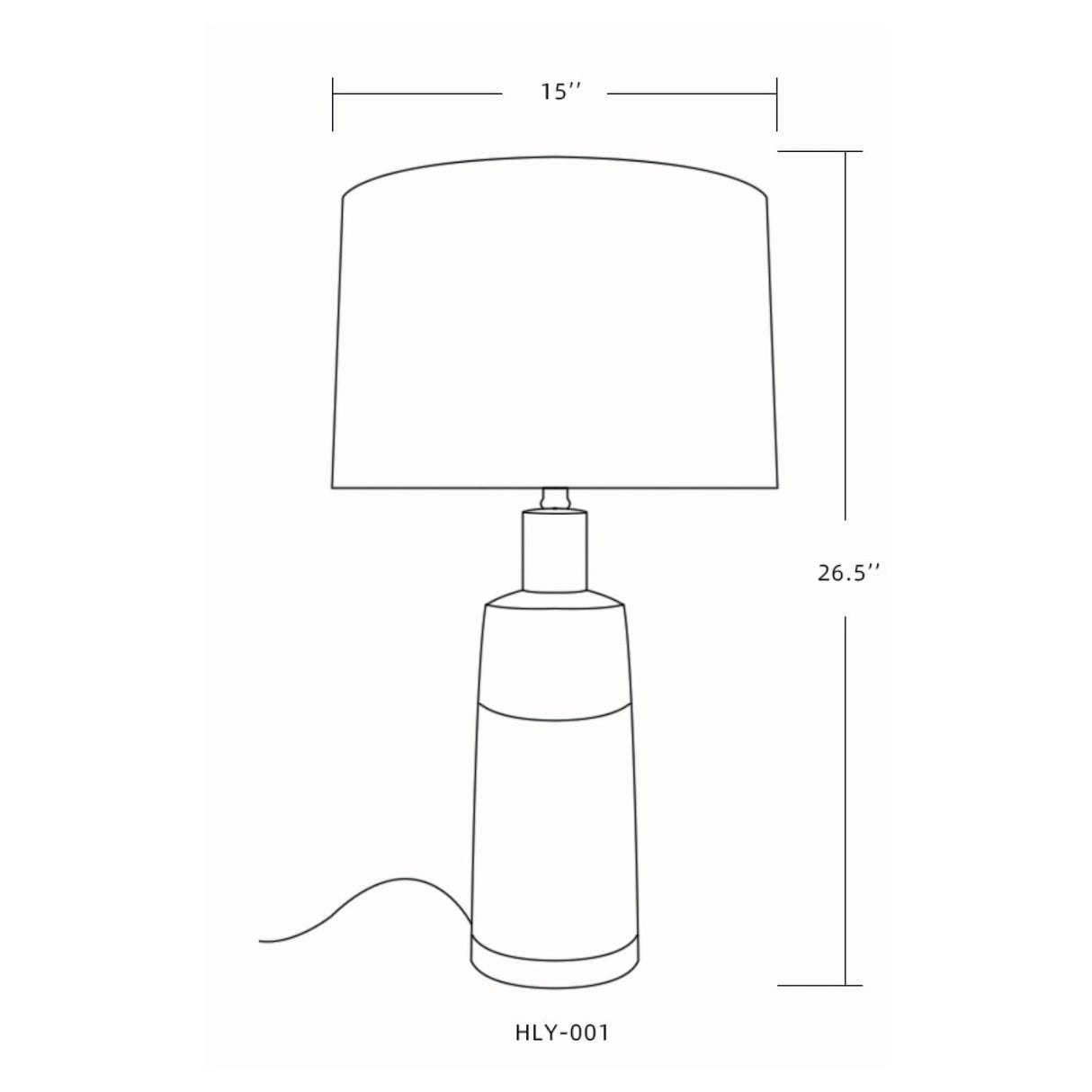 Modern European furniture - Two-Toned Ceramic Table Lamp - www.oroa.com