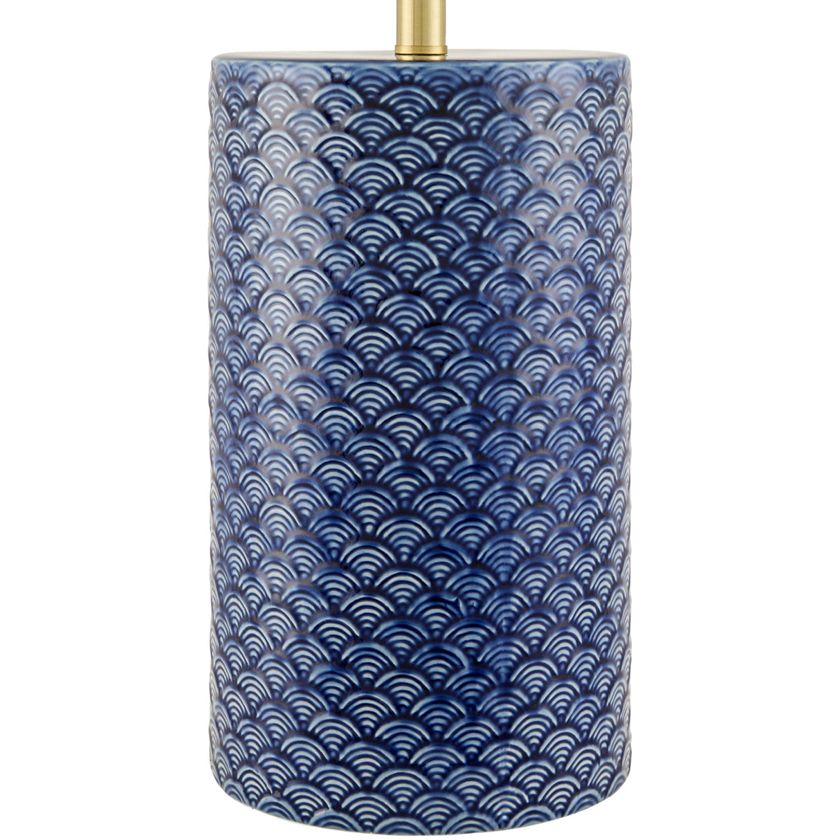 Modern European furniture - Hand-painted Blue Ceramic Table Lamp - www.oroa.com