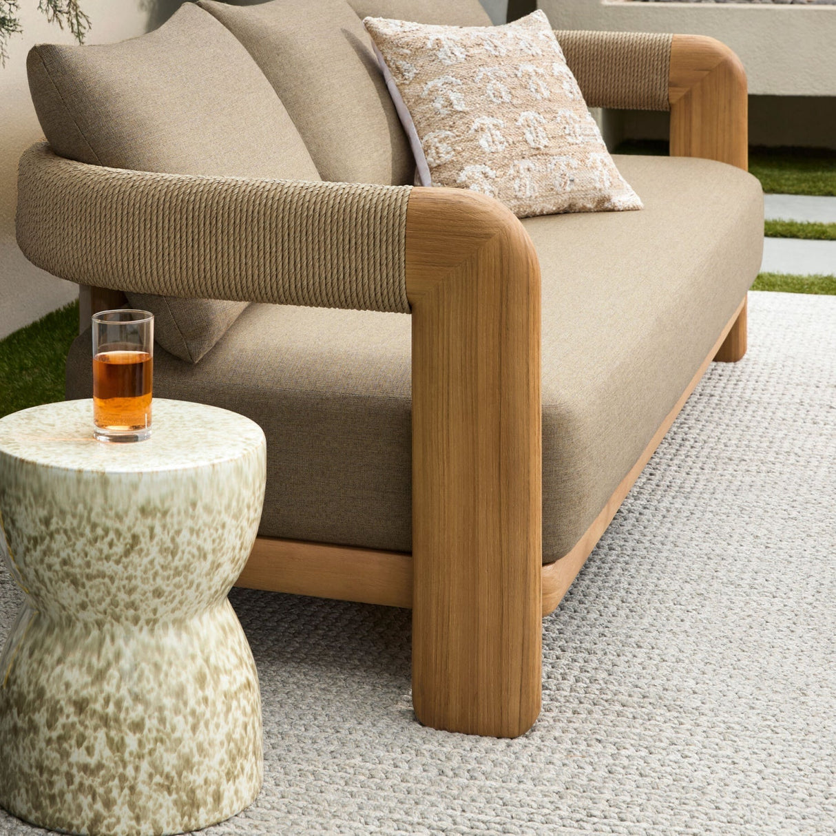 Modern European furniture - Ceramic Garden Stool - www.oroa.com