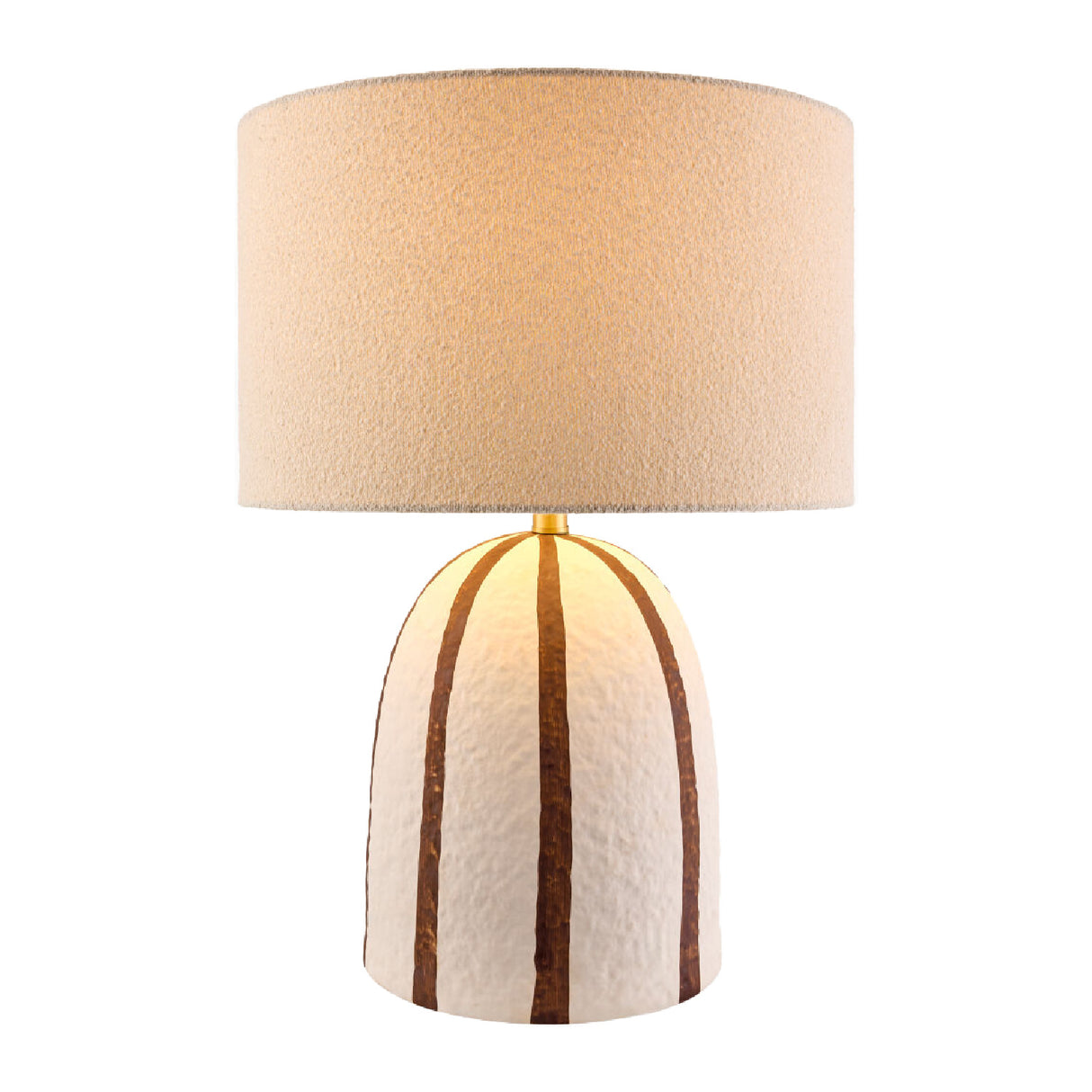Vertical Lined Ceramic Table Lamp | Oroa.com