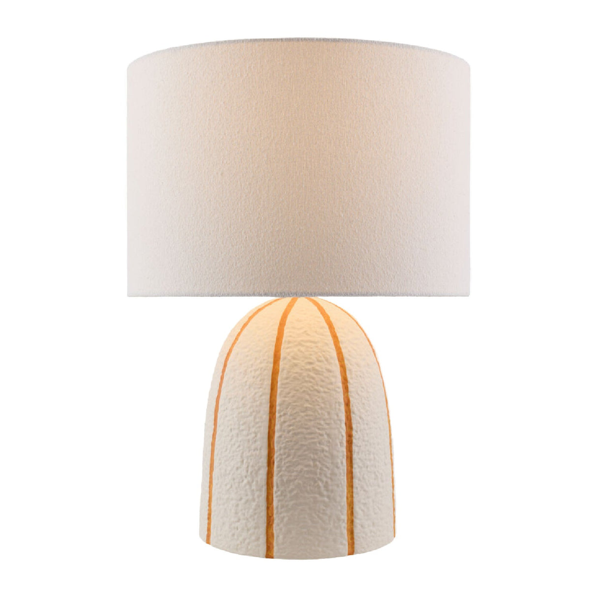 Modern European furniture - Vertical Lined Ceramic Table Lamp - www.oroa.com