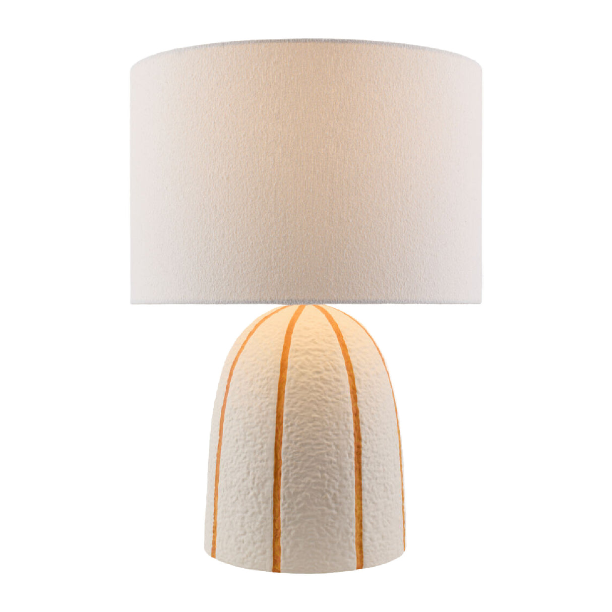 Modern European furniture - Vertical Lined Ceramic Table Lamp - www.oroa.com