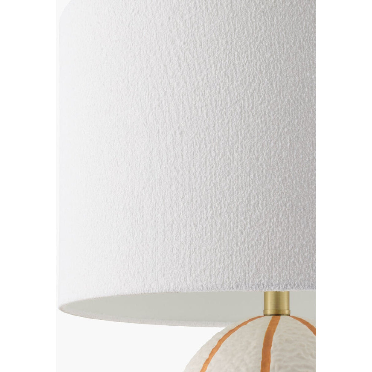Modern European furniture - Vertical Lined Ceramic Table Lamp - www.oroa.com