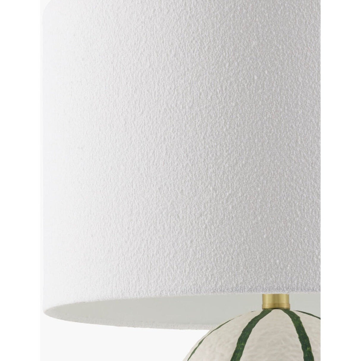 Modern European furniture - Vertical Lined Ceramic Table Lamp - www.oroa.com