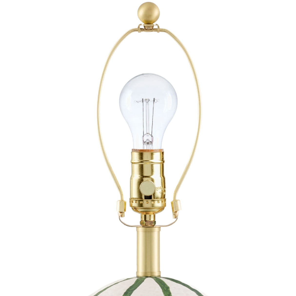 Modern European furniture - Vertical Lined Ceramic Table Lamp - www.oroa.com