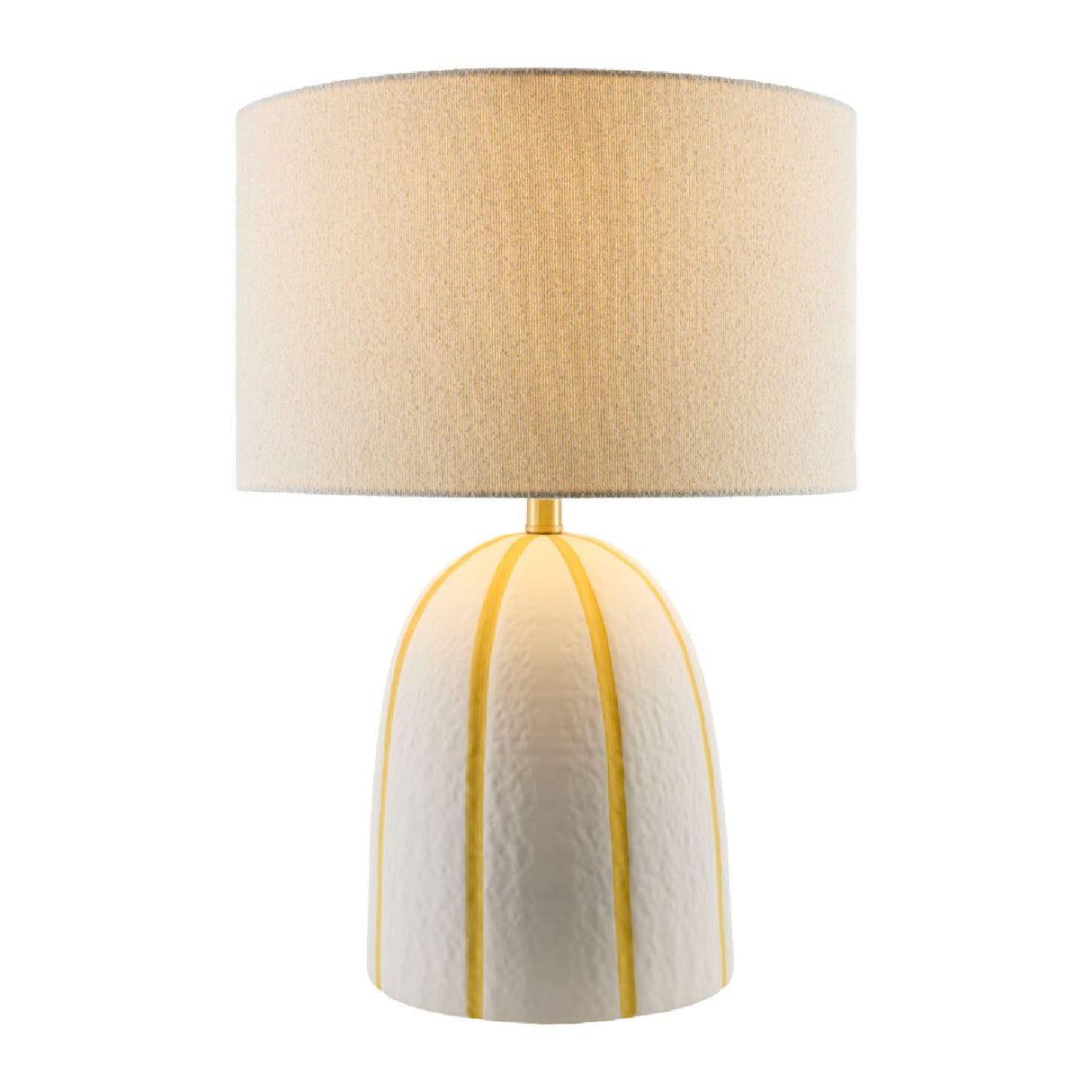 Modern European furniture - Vertical Lined Ceramic Table Lamp - www.oroa.com