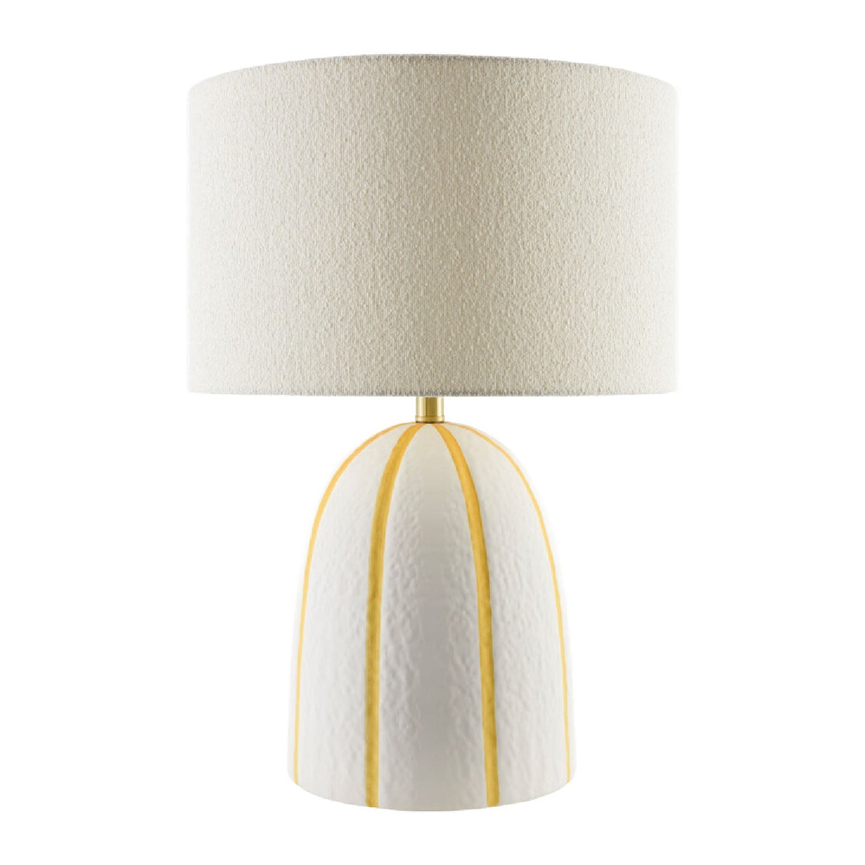 Modern European furniture - Vertical Lined Ceramic Table Lamp - www.oroa.com