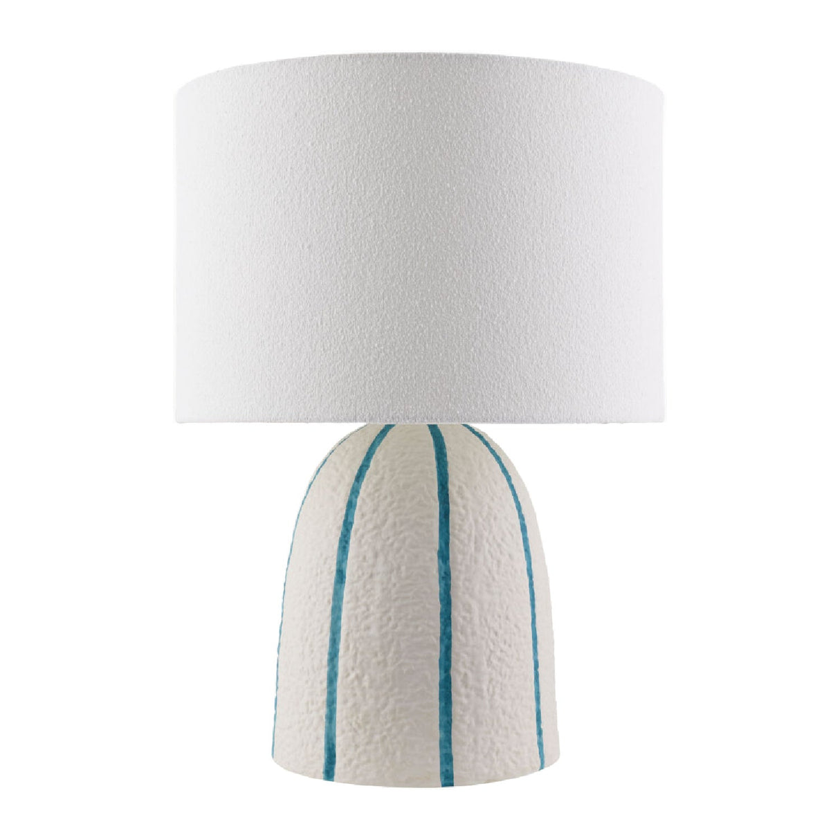 Modern European furniture - Vertical Lined Ceramic Table Lamp - www.oroa.com
