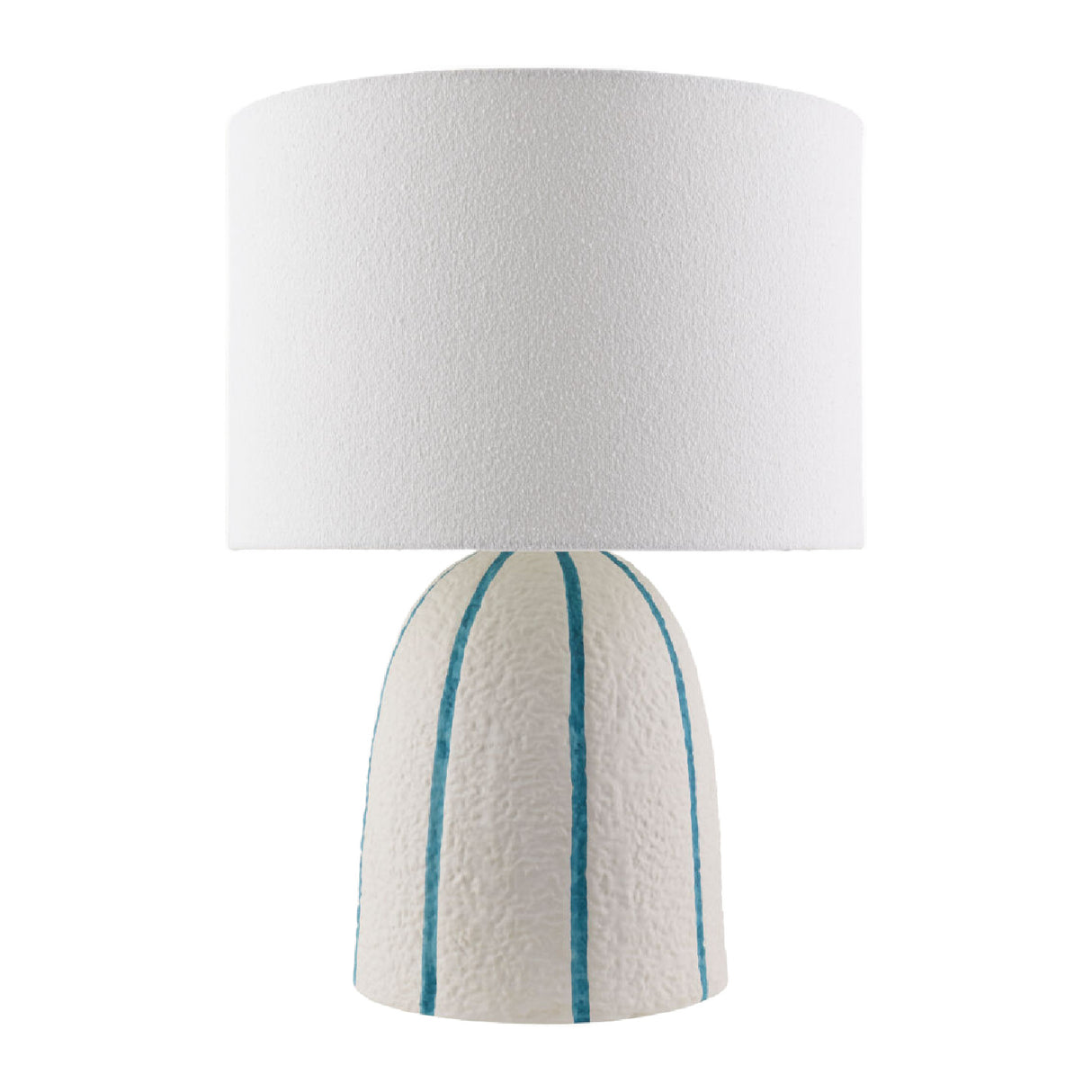 Modern European furniture - Vertical Lined Ceramic Table Lamp - www.oroa.com