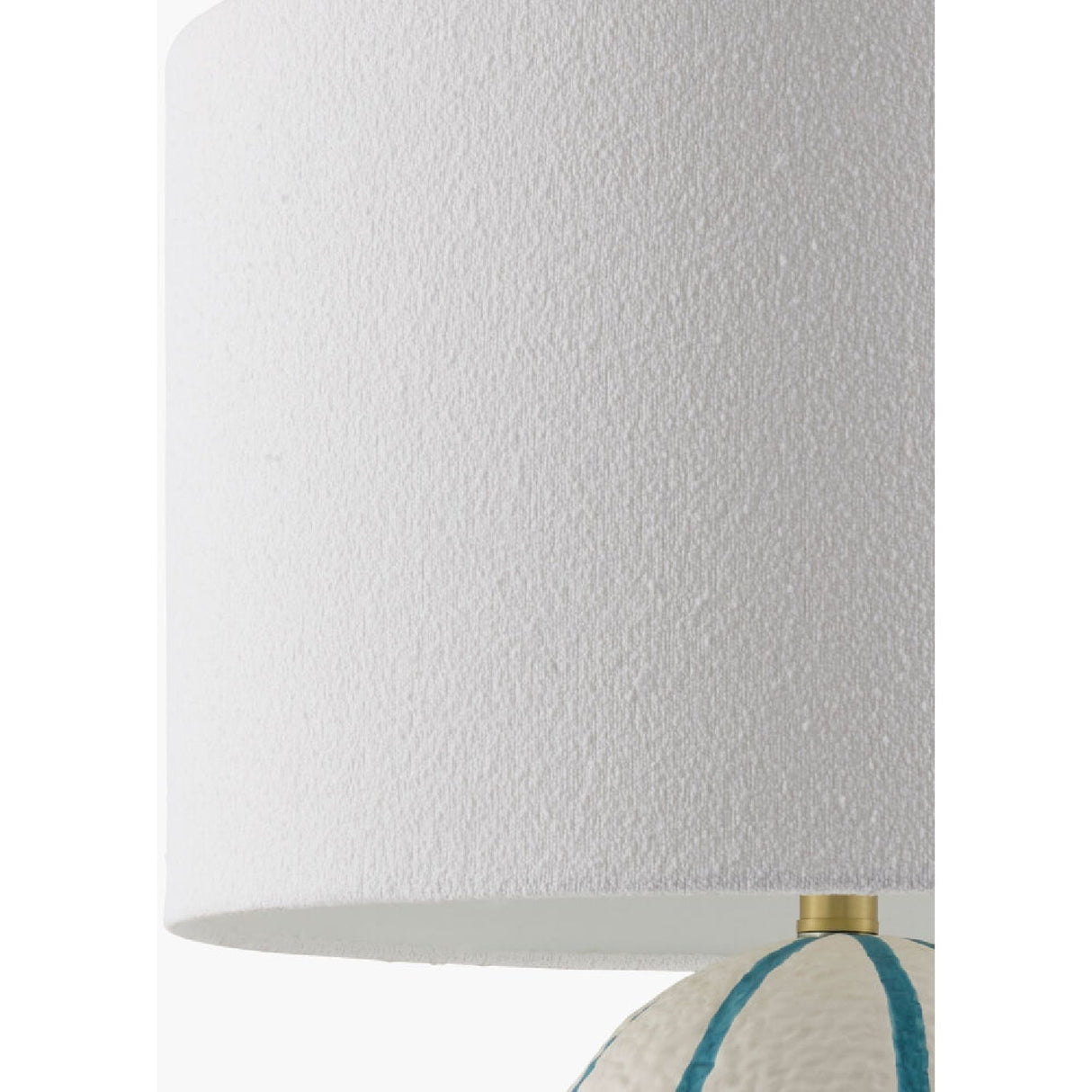 Modern European furniture - Vertical Lined Ceramic Table Lamp - www.oroa.com
