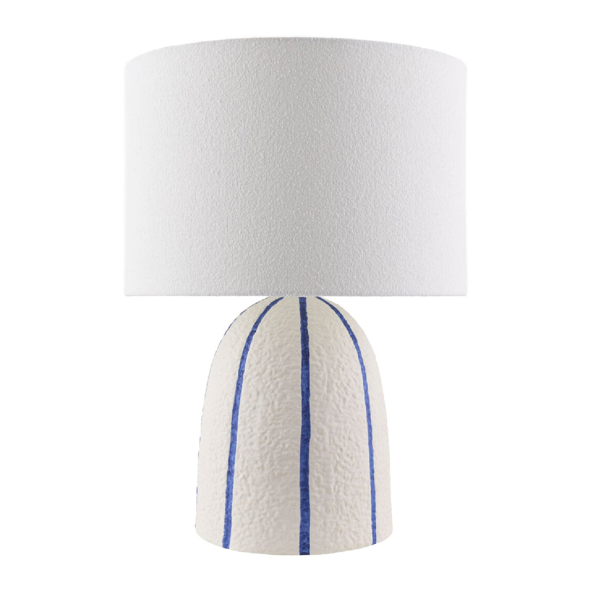 Modern European furniture - Vertical Lined Ceramic Table Lamp - www.oroa.com