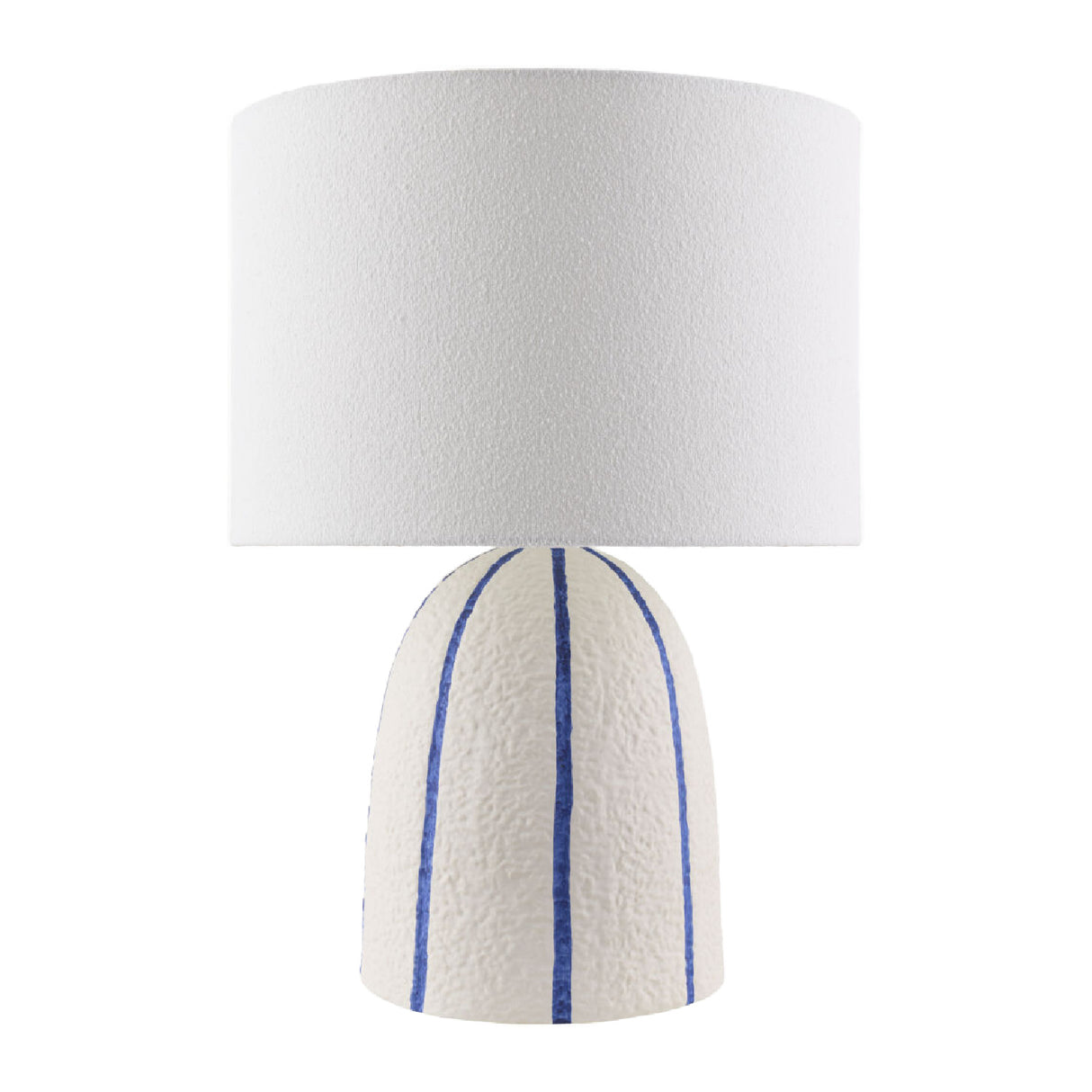 Modern European furniture - Vertical Lined Ceramic Table Lamp - www.oroa.com